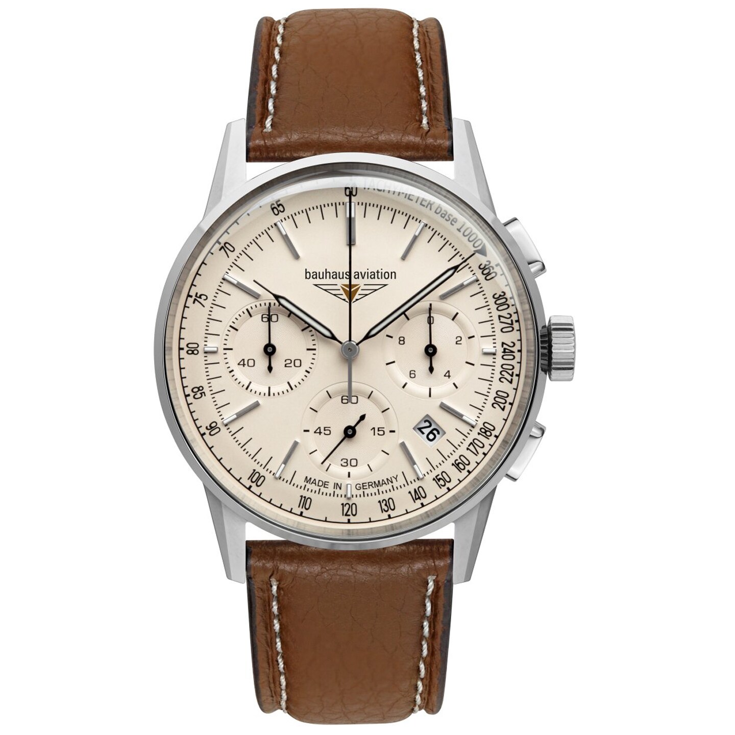 Bauhaus Aviation Quartz G38 23765 Watch - Beige