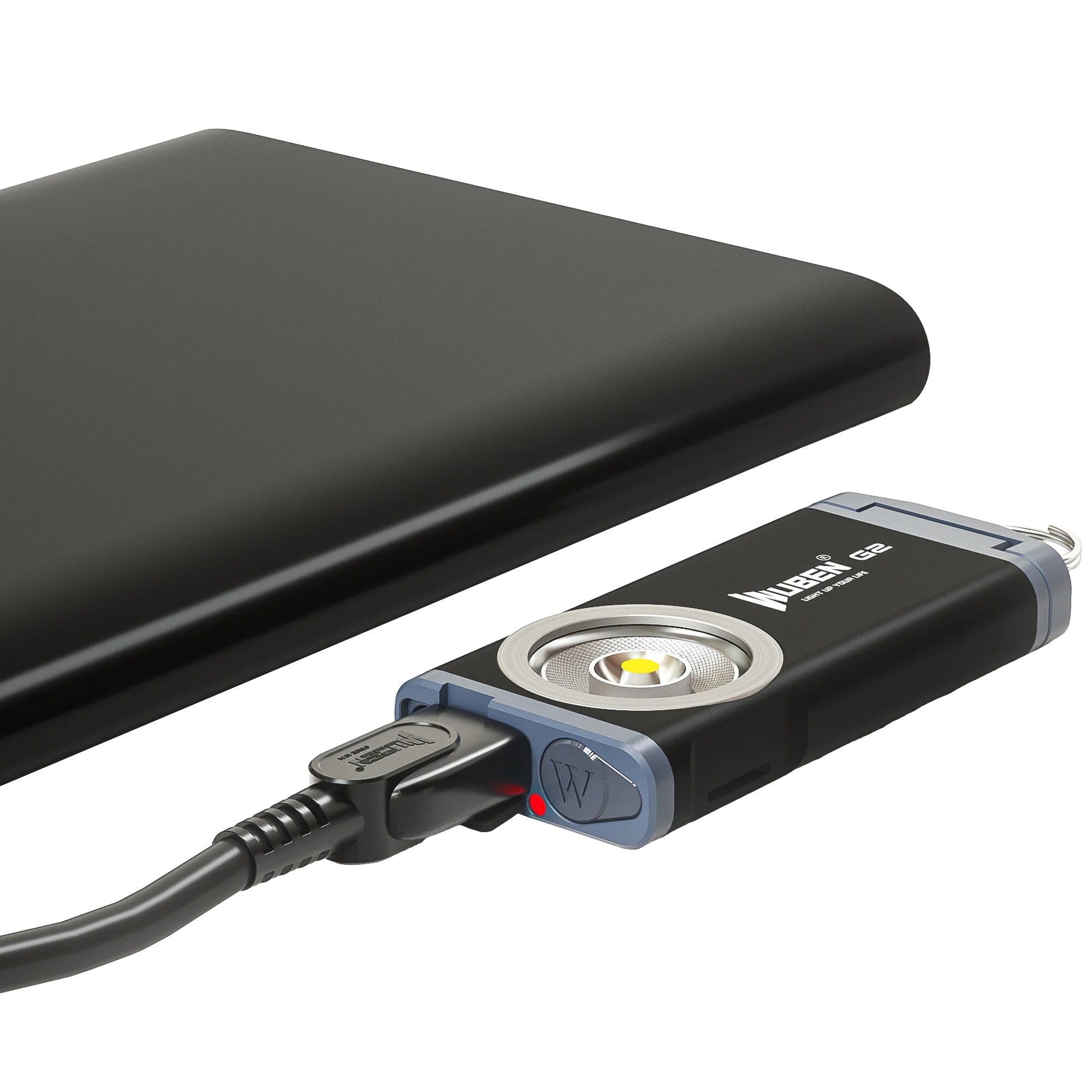 Wuben G2 Keychain Flashlight Black - 500 lumens
