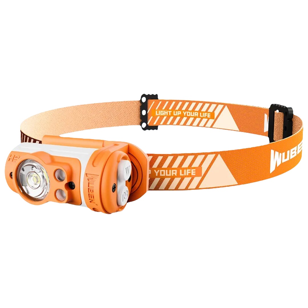 Wuben H3 Headlamp Orange - 120 lumens