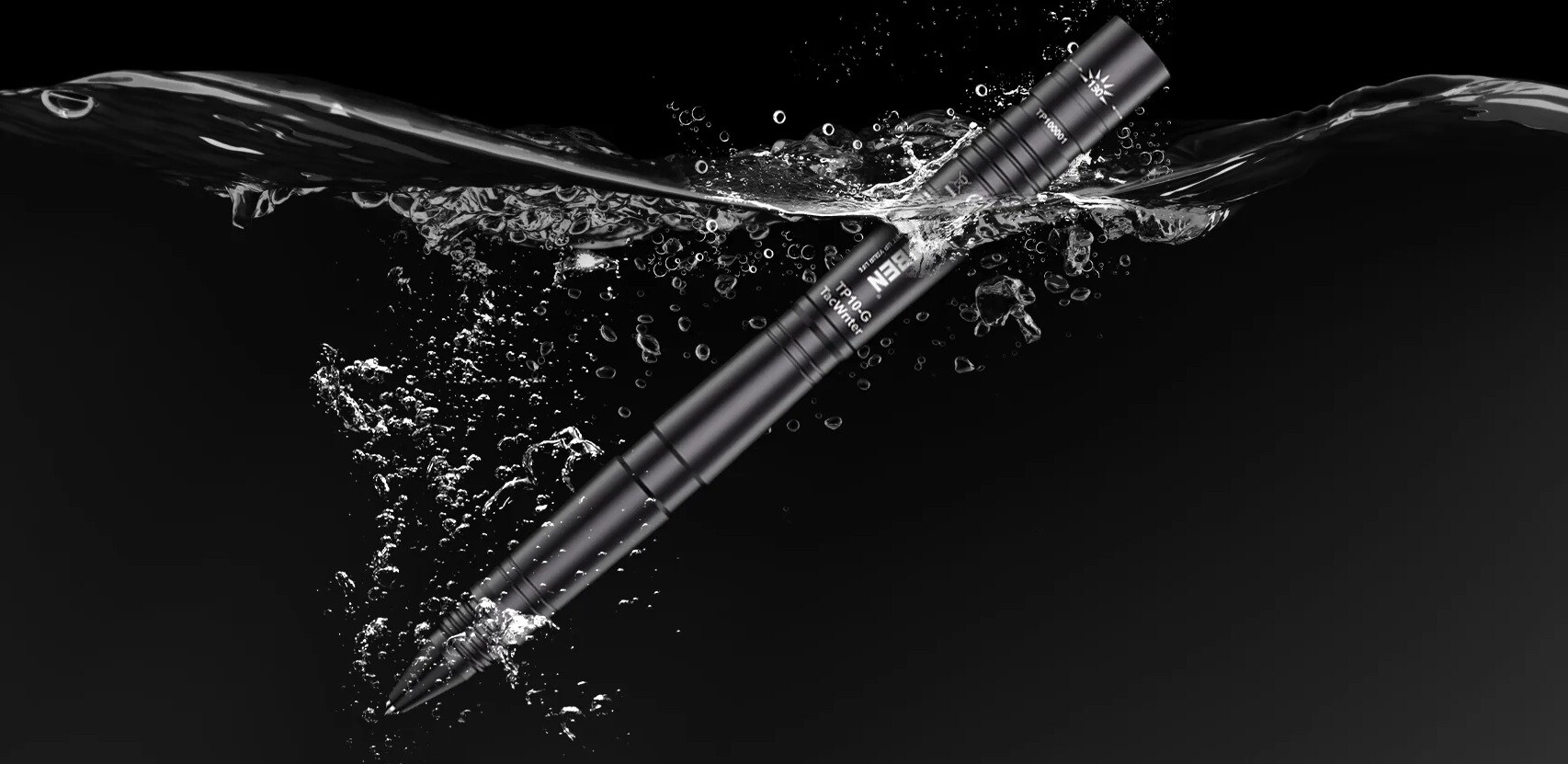 Wuben TP10-G Red Tactical Pen Flashlight - 130 lumens