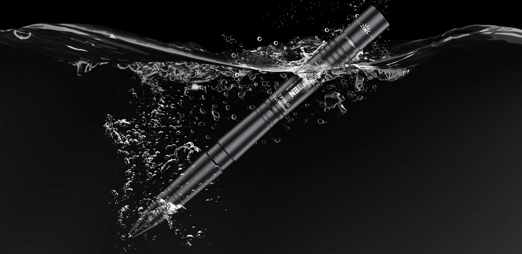 Wuben TP10-G Red Tactical Pen Flashlight - 130 lumens