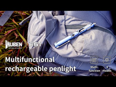 Wuben Gecko E61 Black Pen Light - 130 lumens