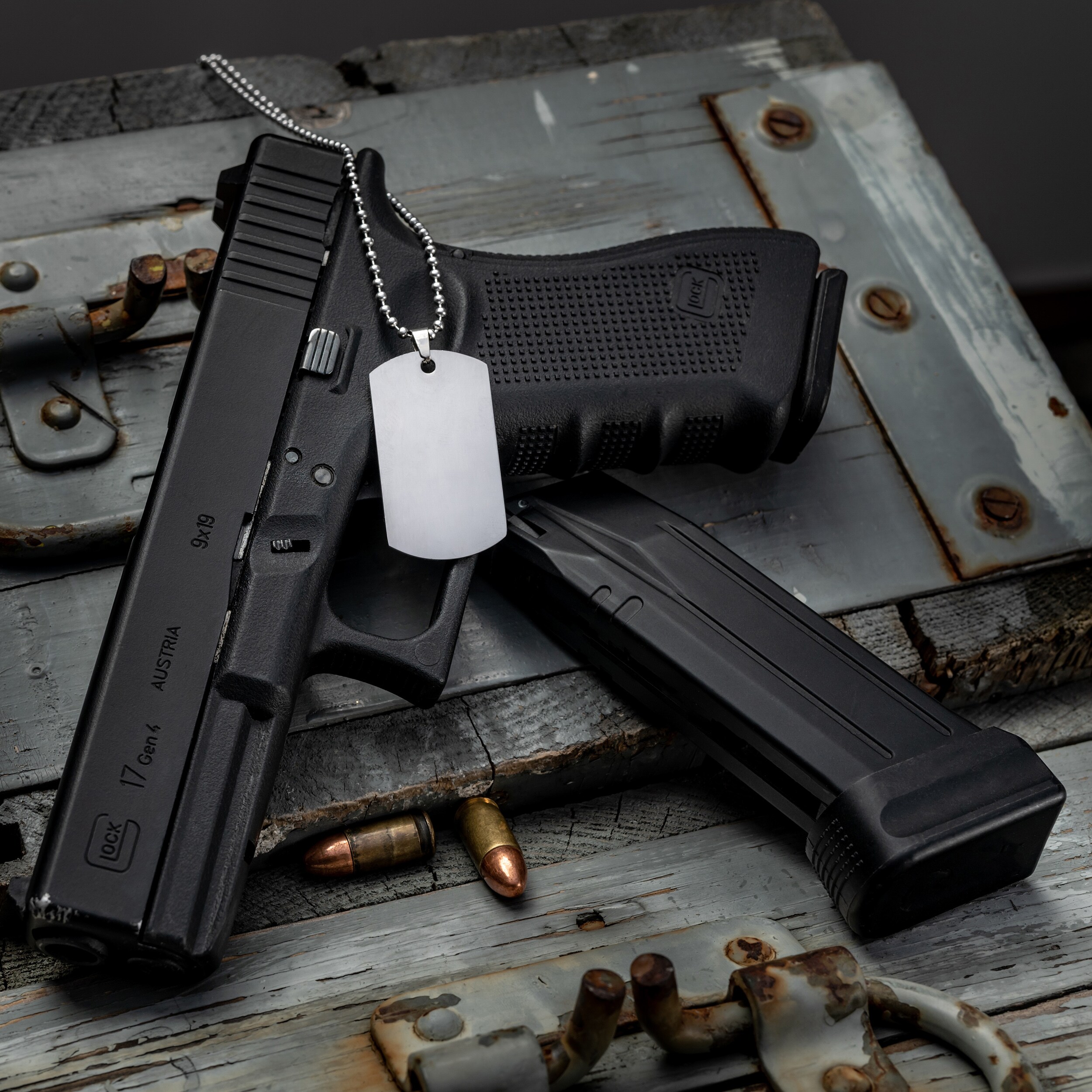 Piran Stainless Steel Dog Tag - Polished