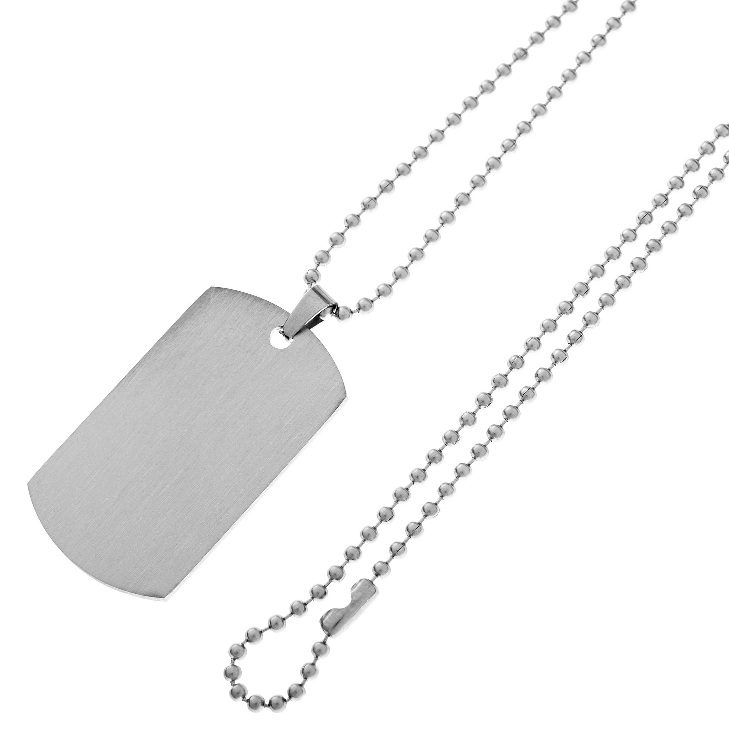 Piran Stainless Steel Dog Tag - Satin