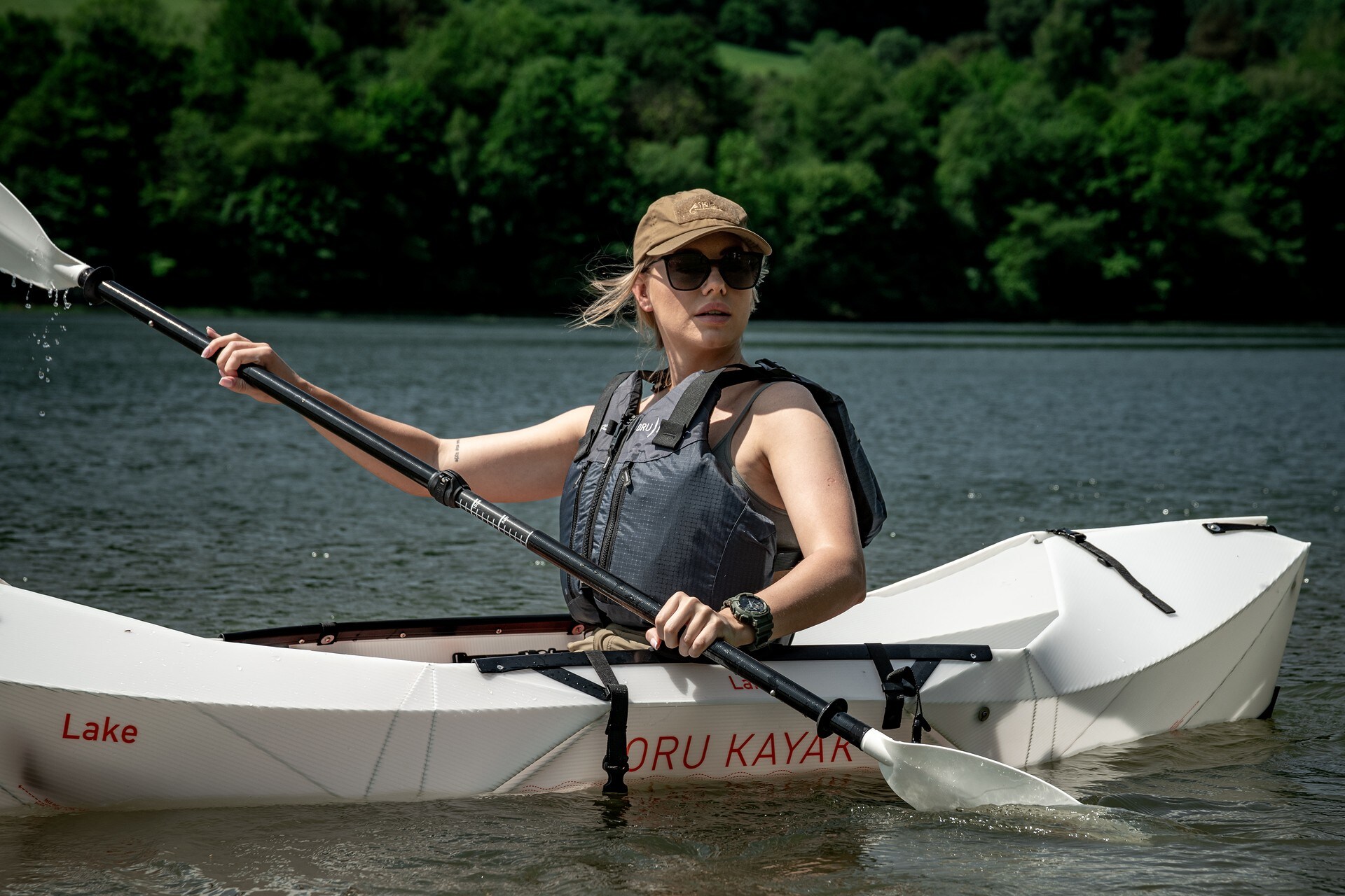 Oakley Sielo Sunglasses - Matte Black Ink/Prizm Grey Polarized