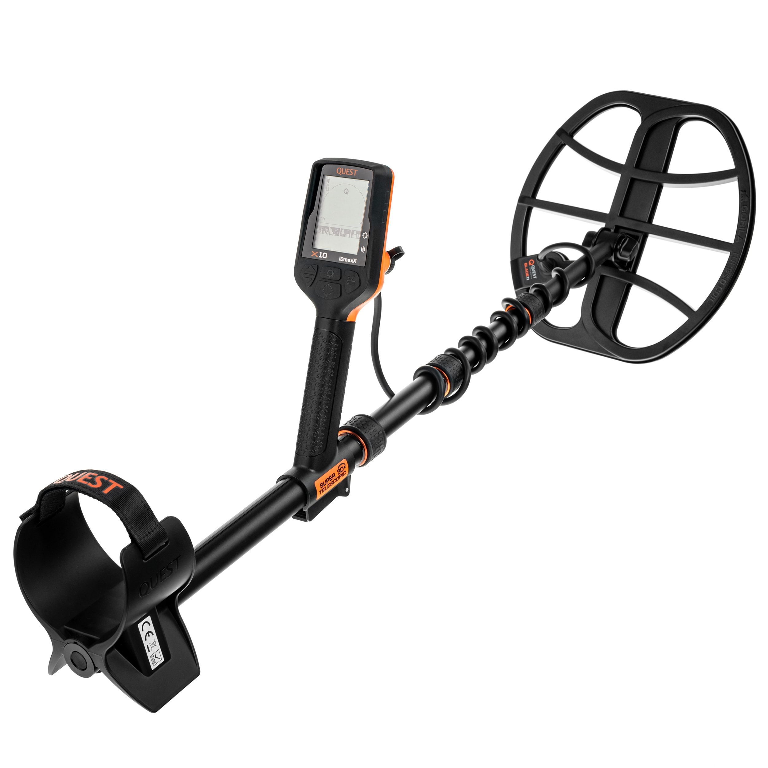 Quest X10 IDMaxX Metal Detector + Wireless Headphones
