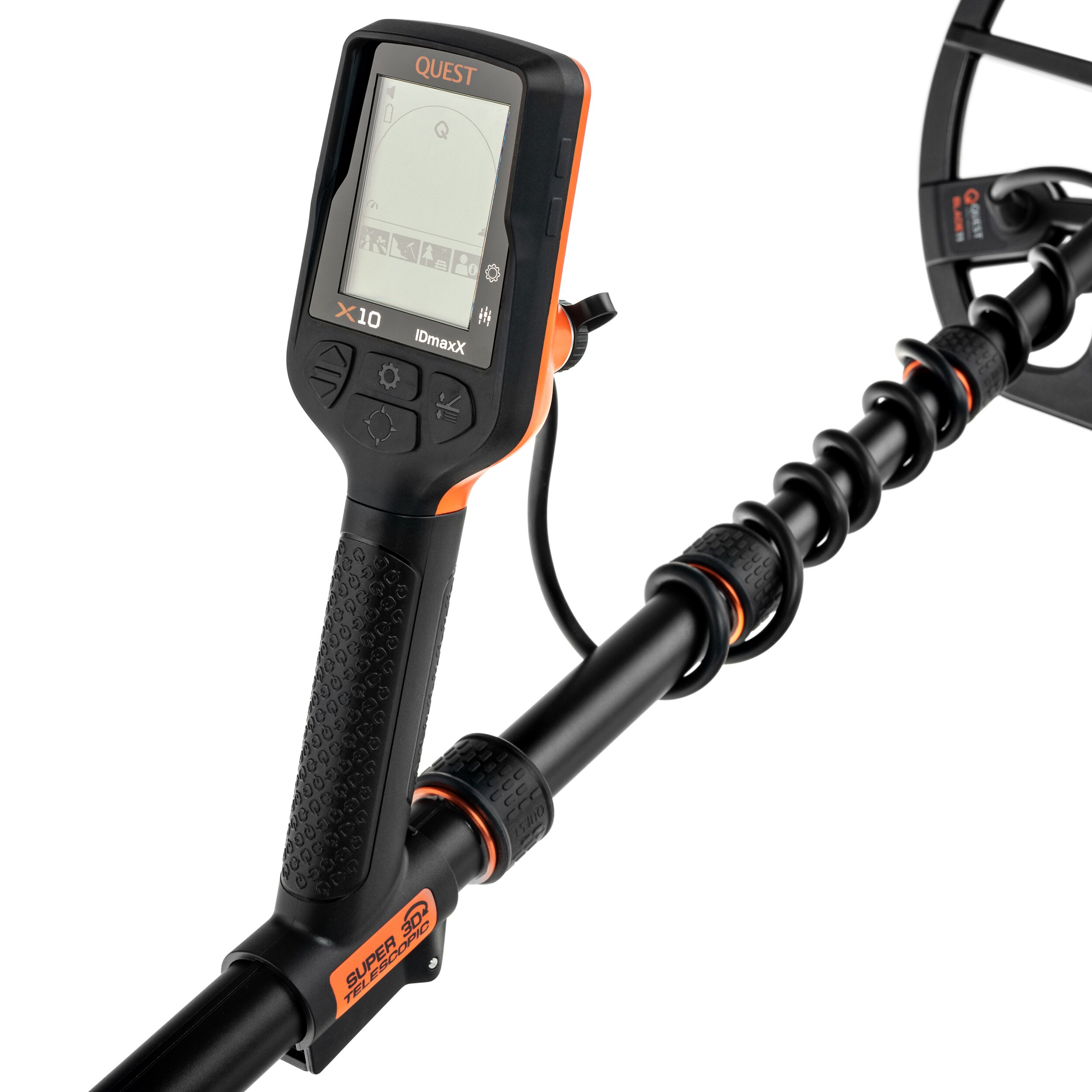 Quest X10 IDMaxX Metal Detector + Wireless Headphones