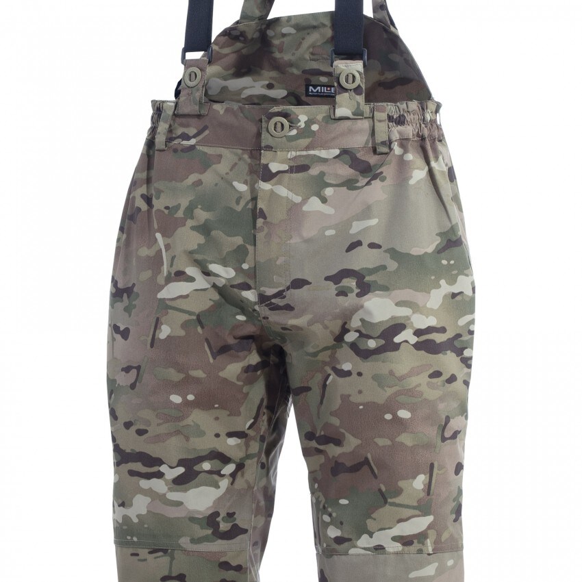 Pentagon Hurricane Shell Pants with suspenders - MultiCam