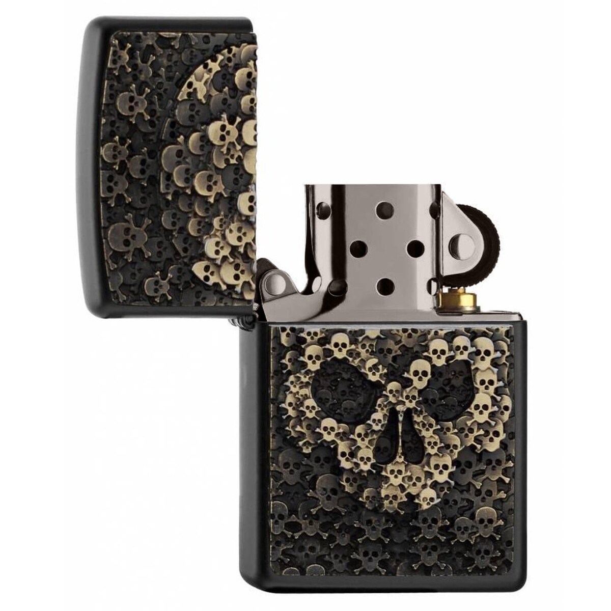 Zippo Skull in Skull Fuel Lighter