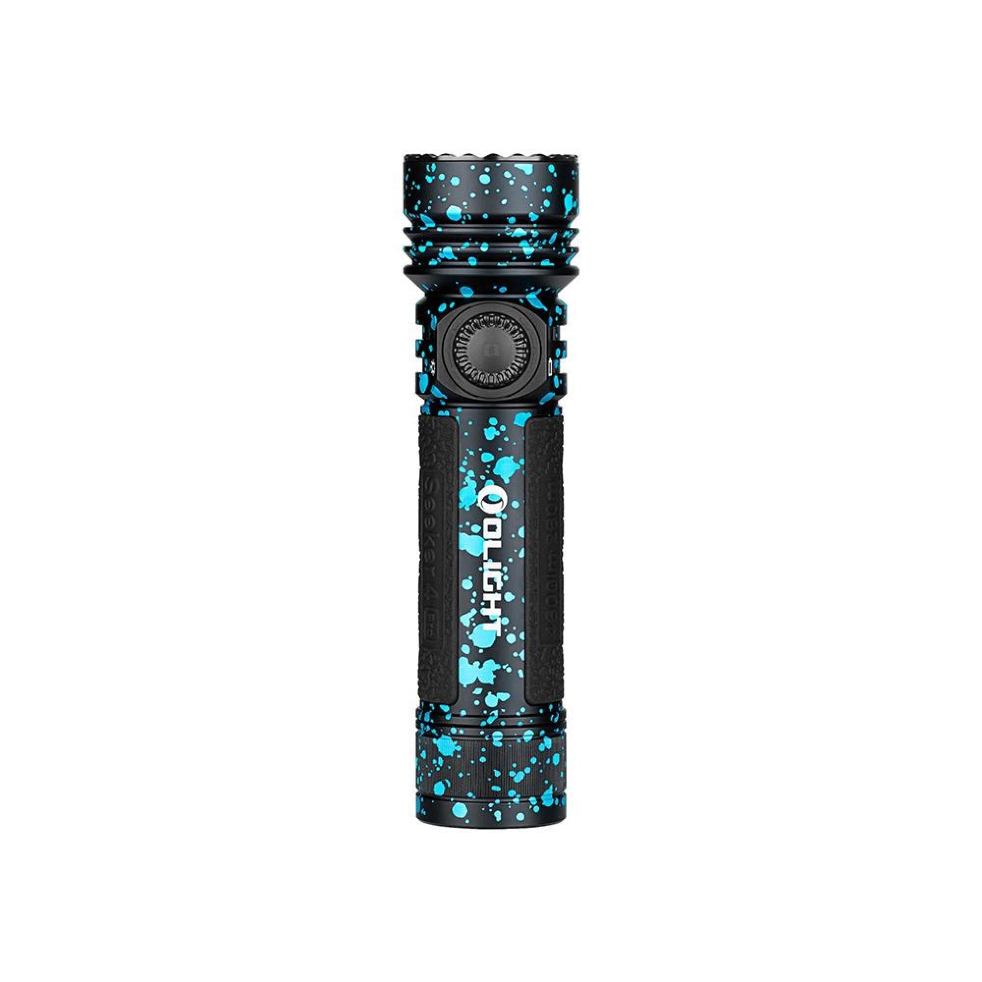 Olight Seeker 4 Pro Cool White Deep Ocean Tactical Search Flashlight - 4600 lumens