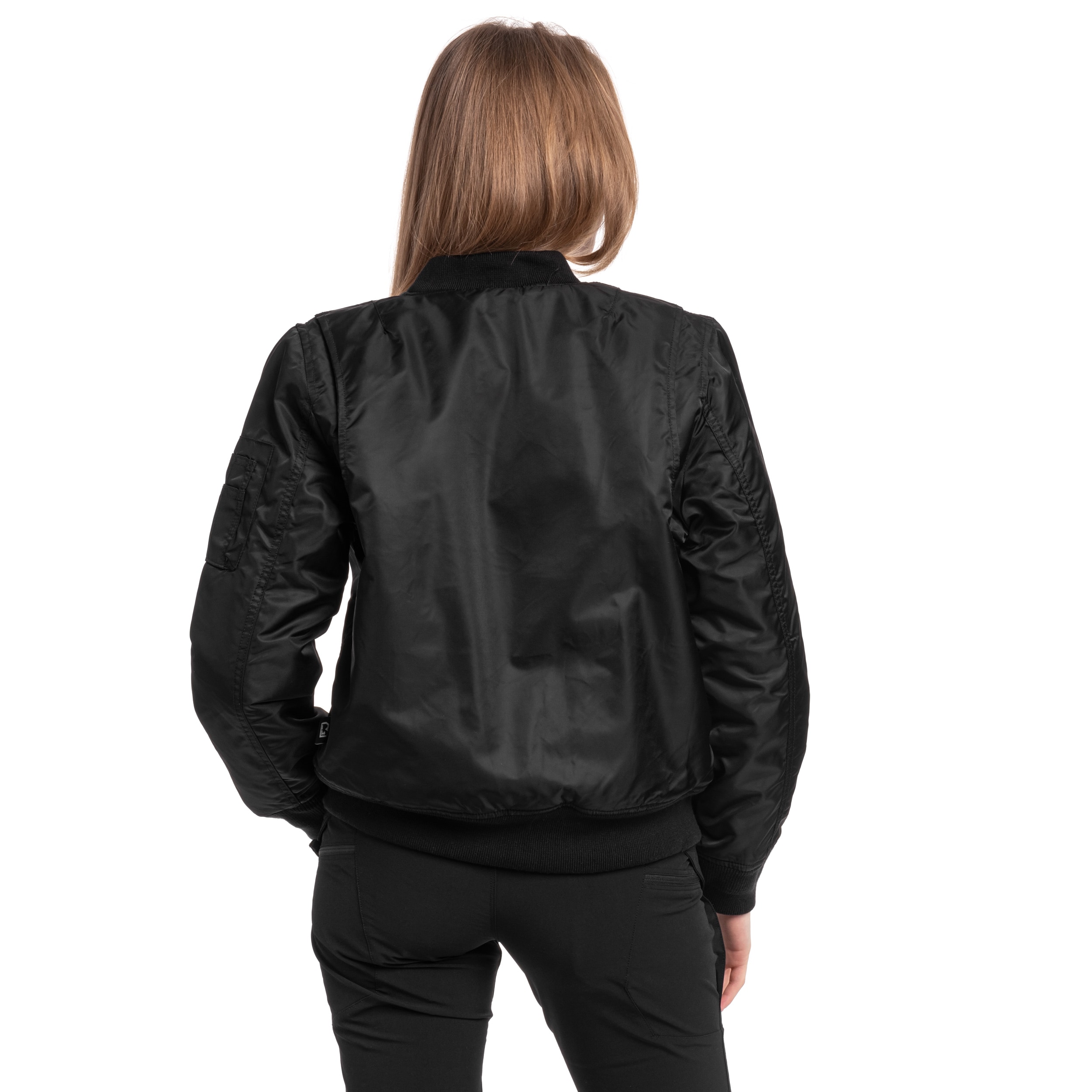 Brandit Bomber Sherpa Women's Jacket - Black