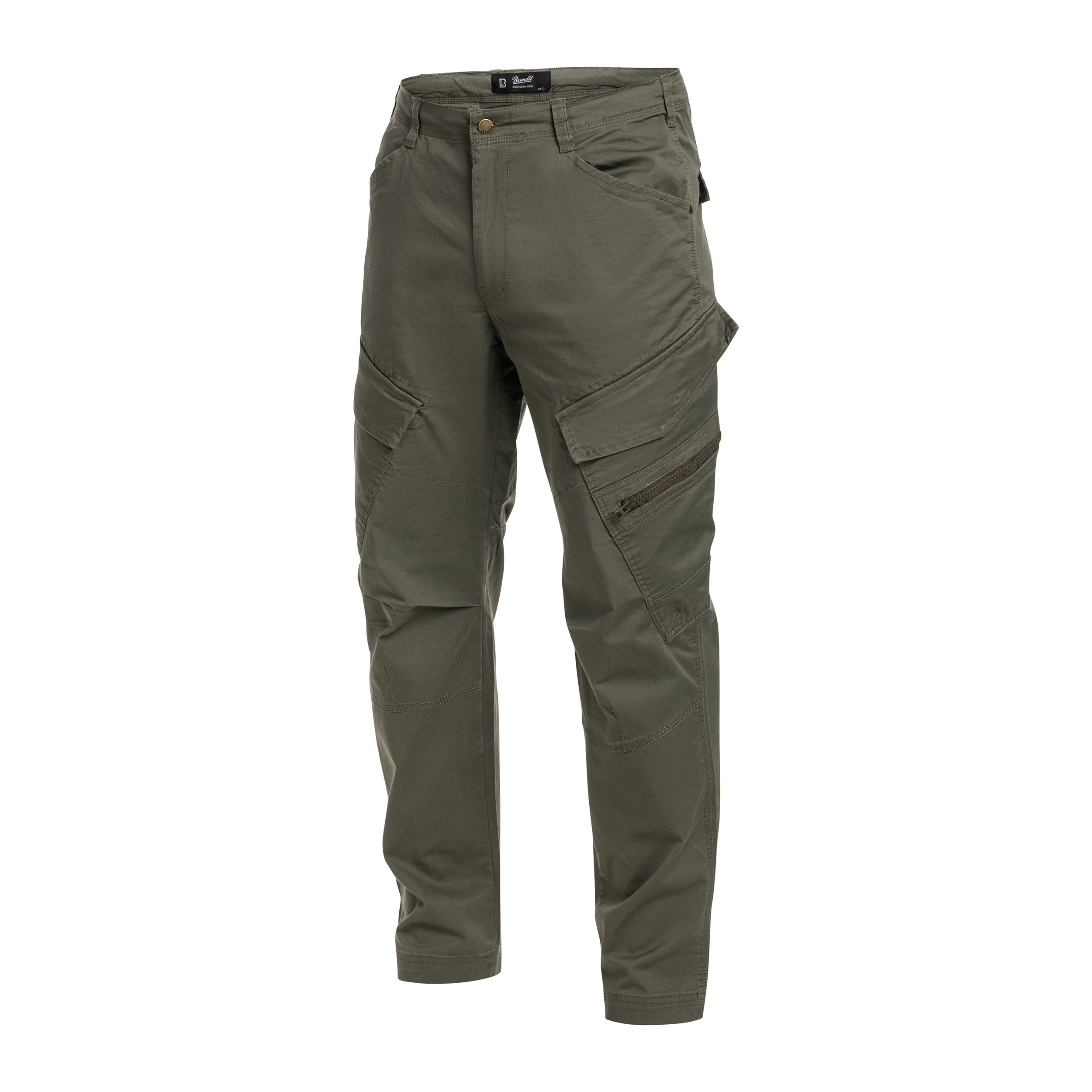 Brandit Adven Slim Fit Pants - Olive