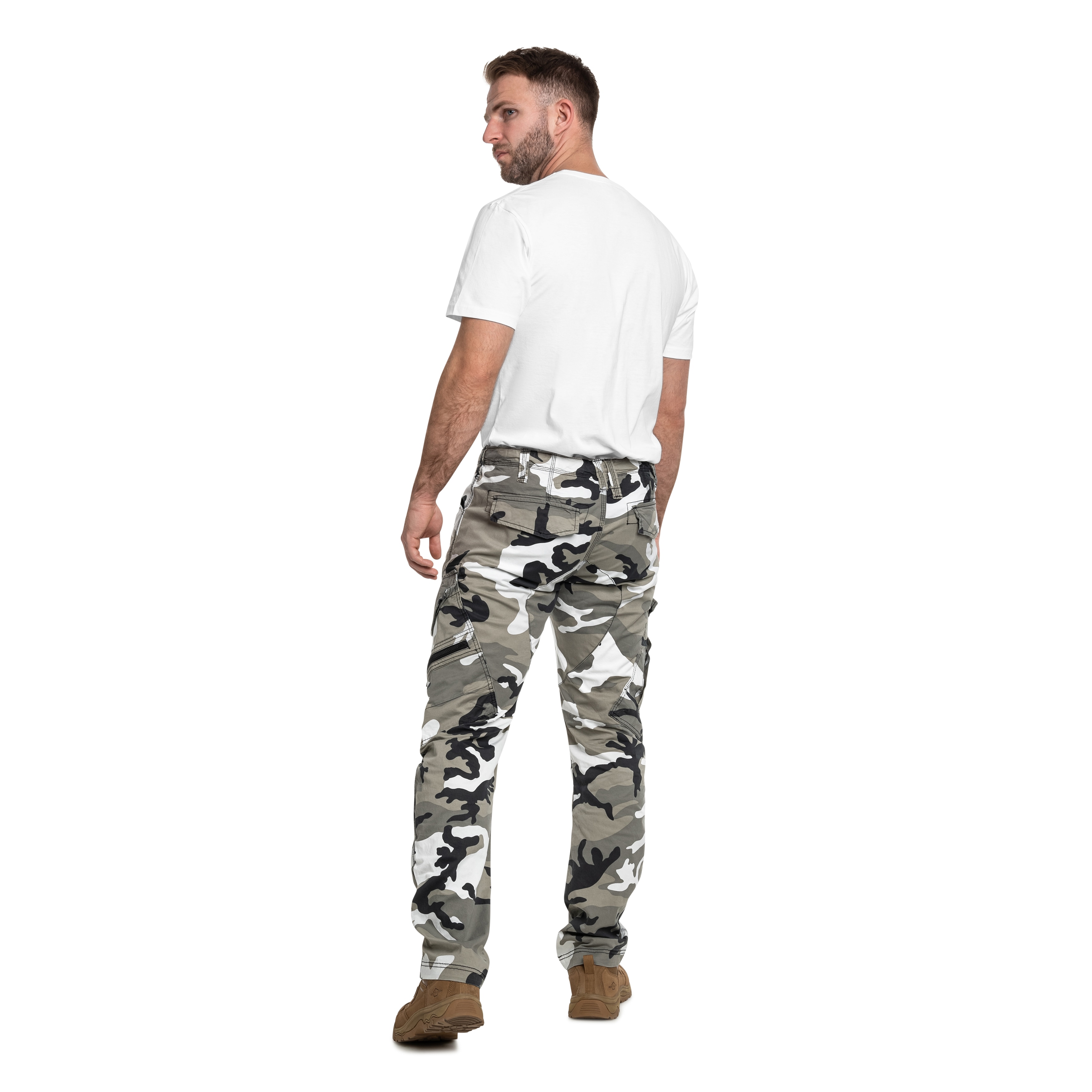 Brandit Adven Slim Fit Pants - Urban Camo