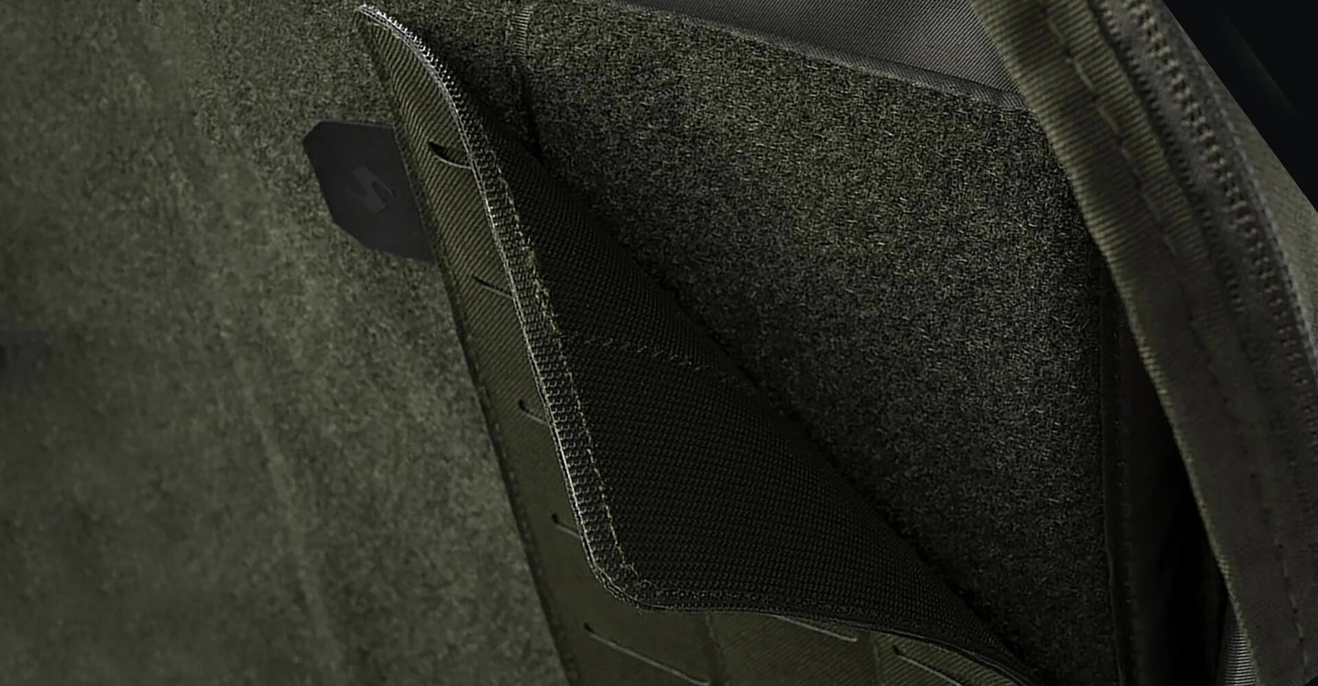 Stoirm MOLLE Large Panel - Olive Green