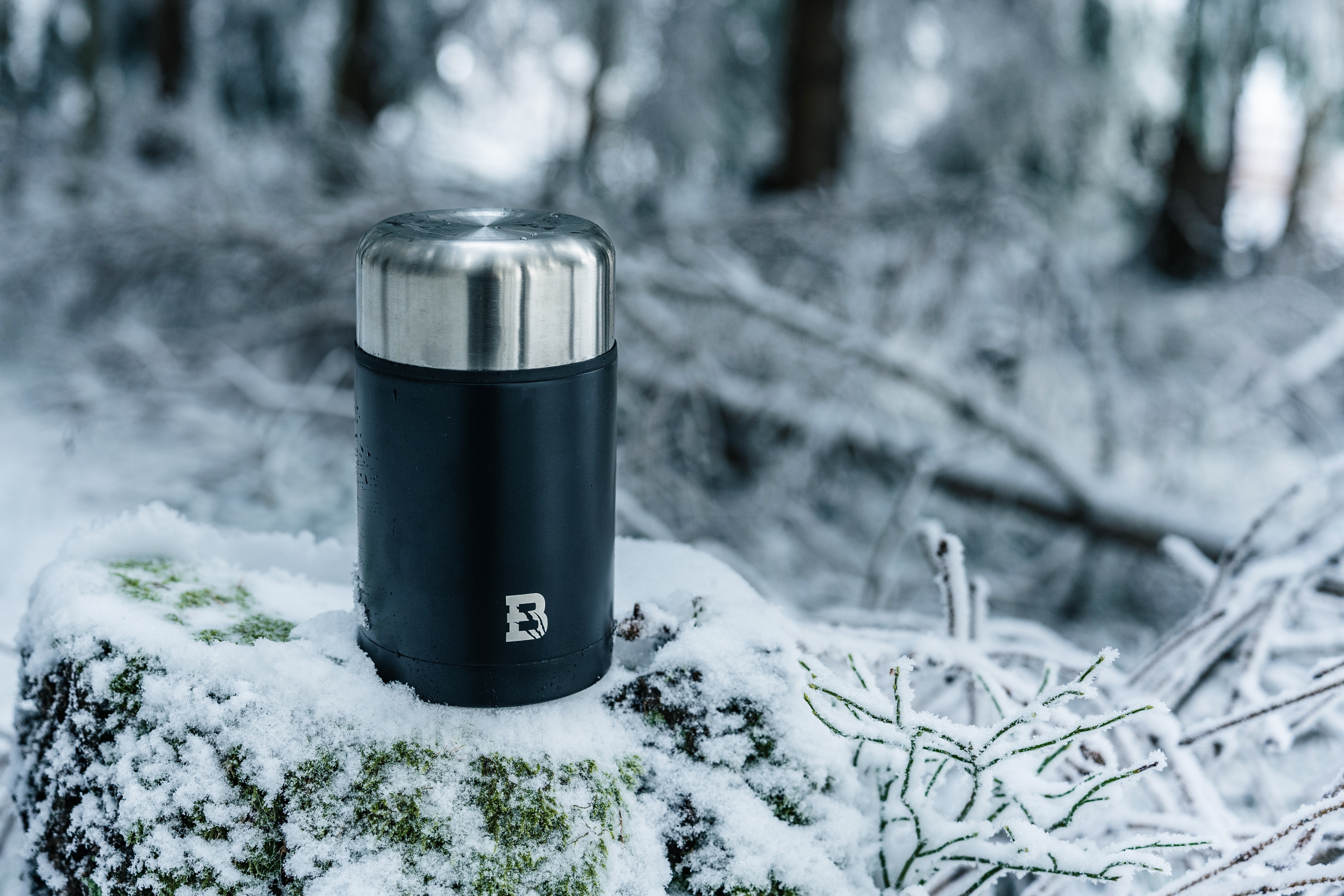 Badger Outdoor Food Jar Hot Food Thermos 1 l - Black