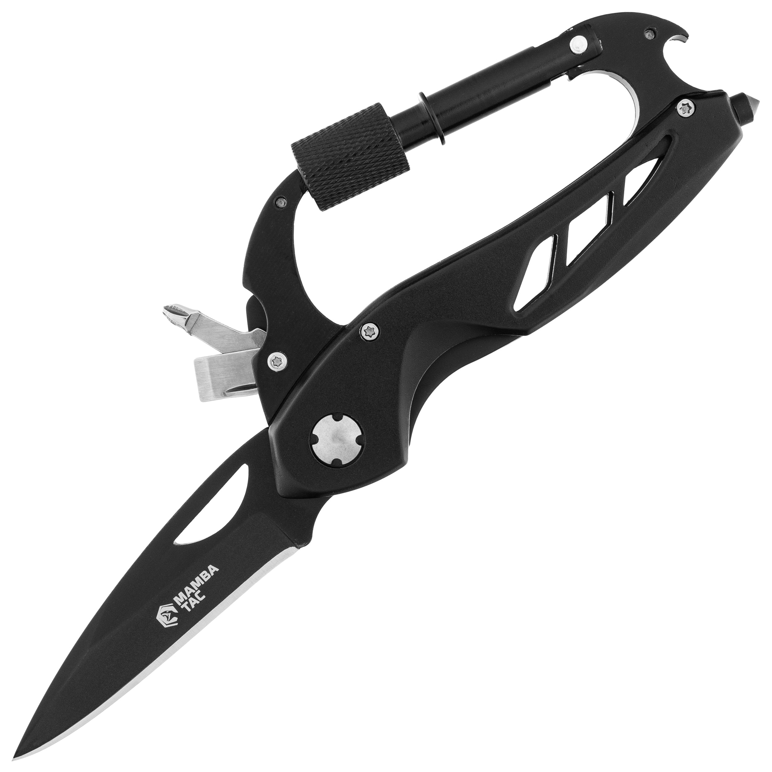 Mamba Tac Knife Clip 6-in-1 Multitool - Black
