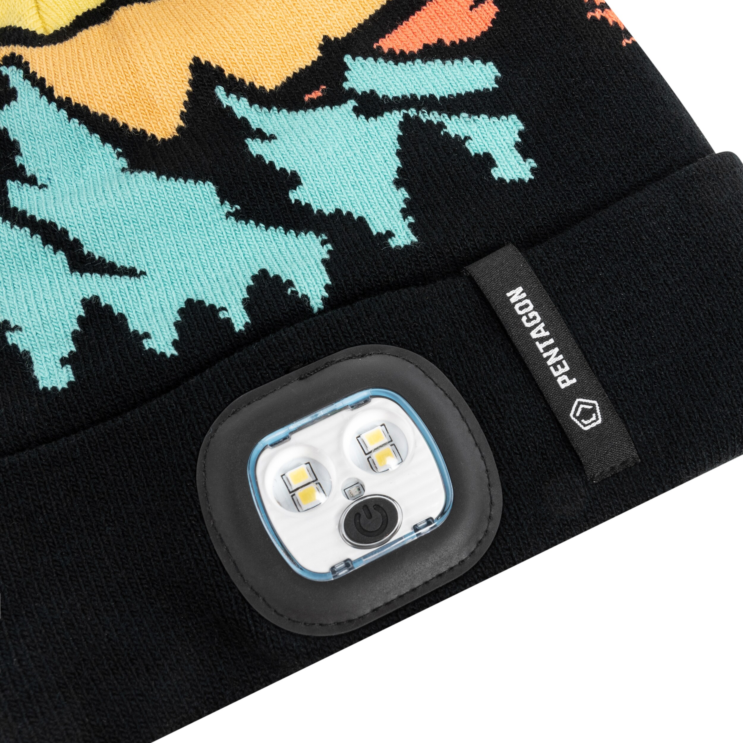 Pentagon Sanctuary Knit Beanie with Flashlight - Multicolor