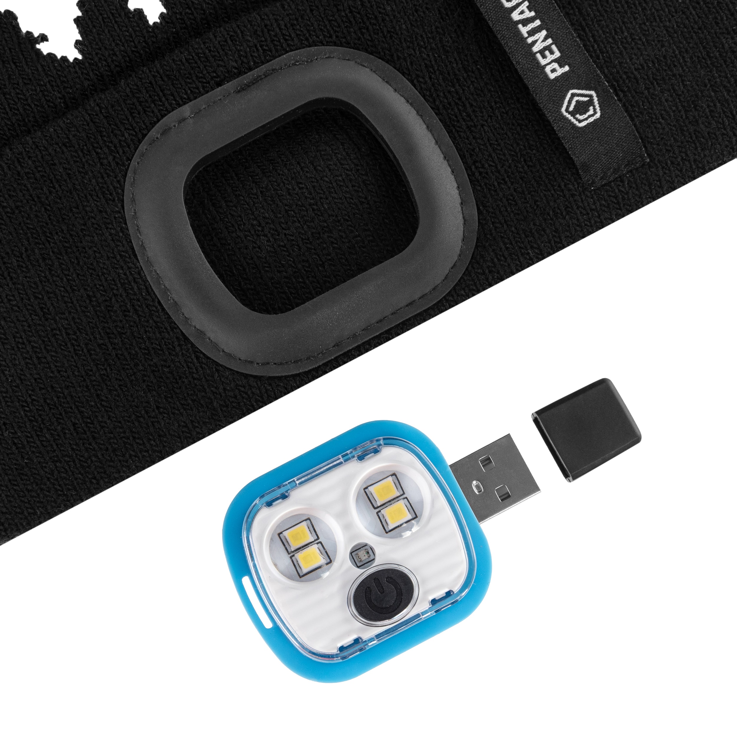 Pentagon Sanctuary Knit Beanie with Flashlight - Multicolor