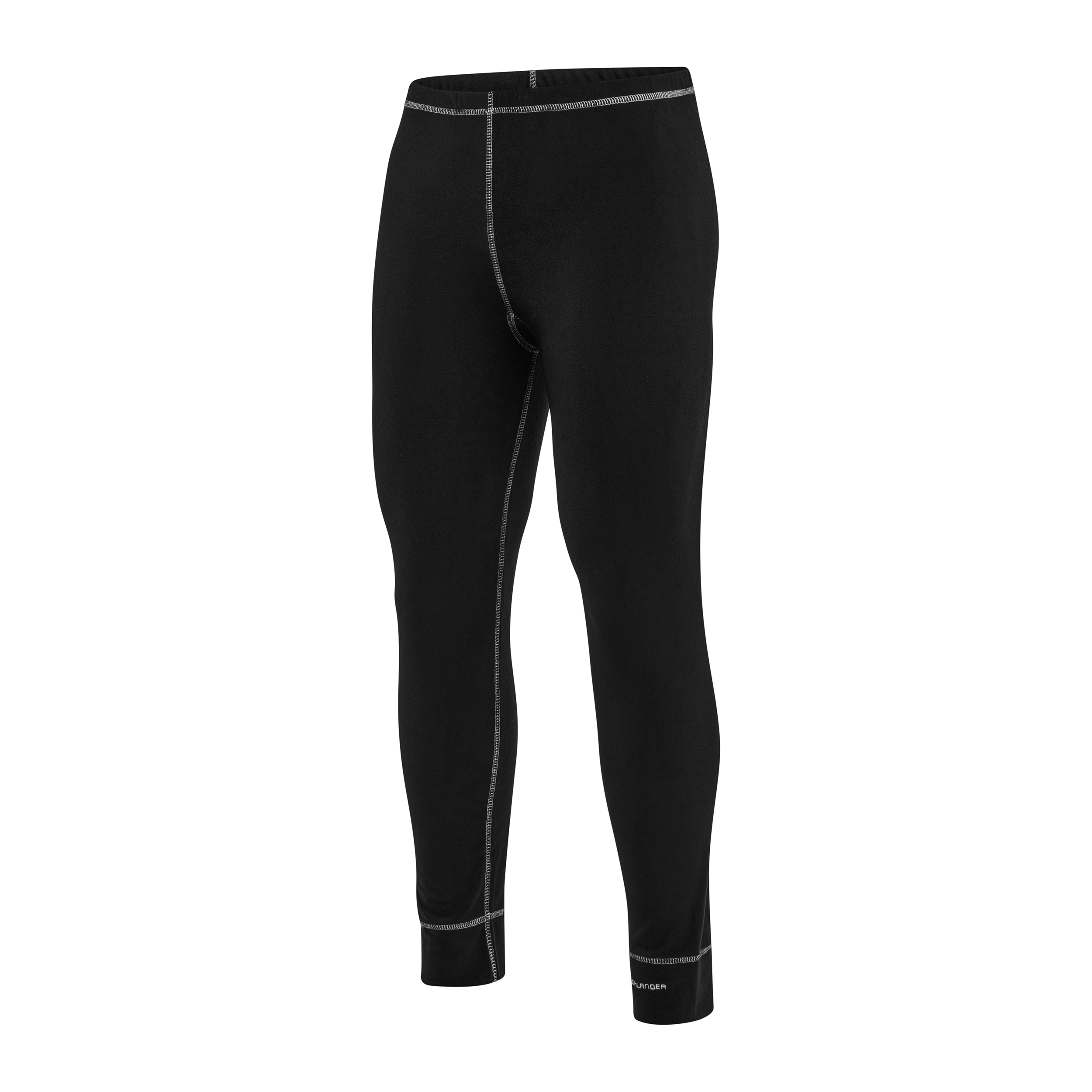 Highlander Fleece Thermal Leggings - Black/Dark Grey