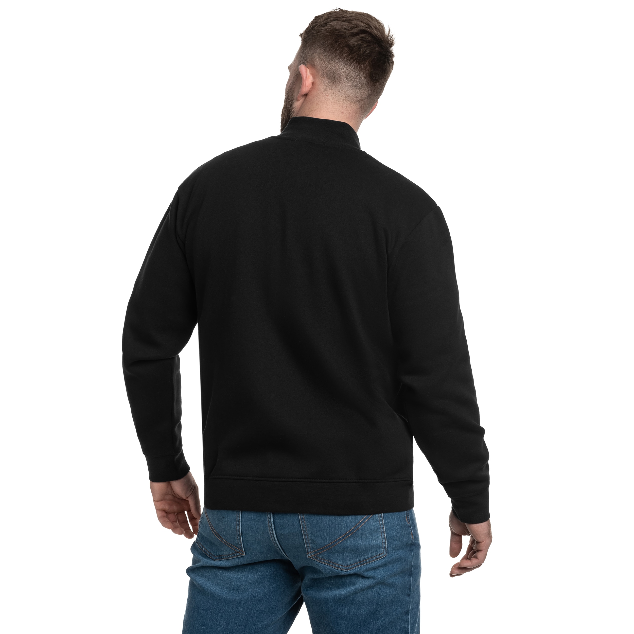 Pentagon Highneck Sweater - Black