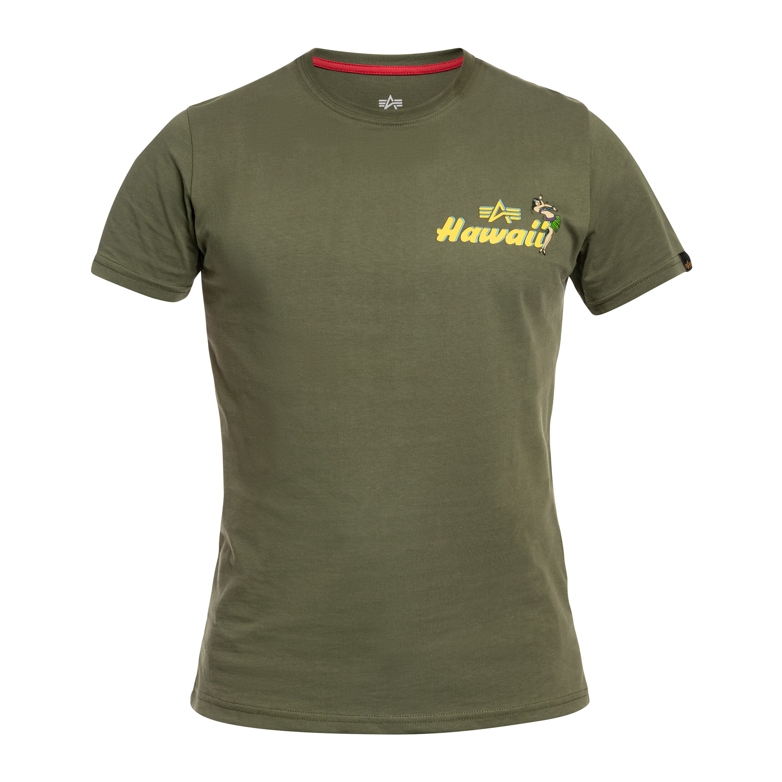 Alpha Industries Pearl Harbor Back Print T-Shirt - Dark Olive