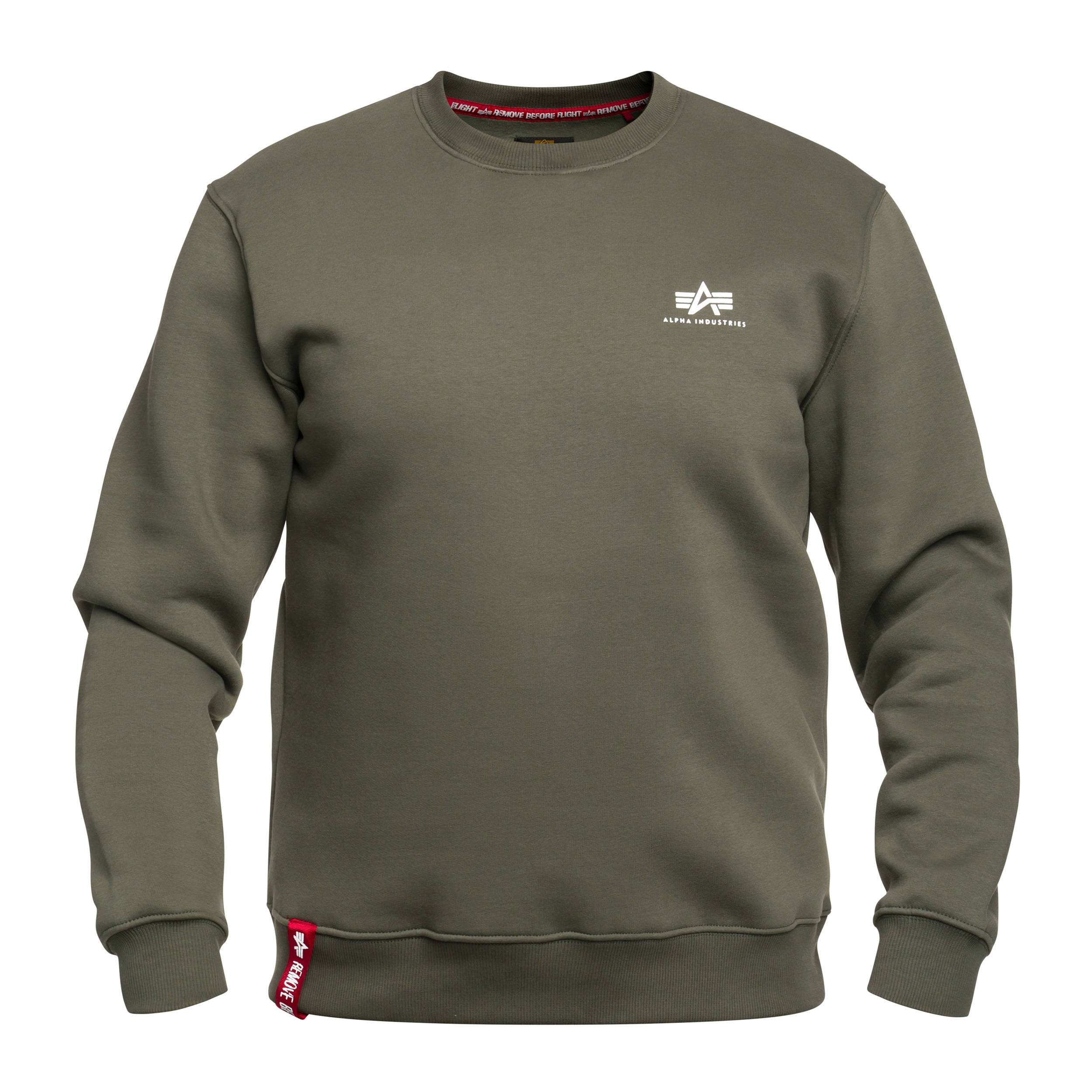 Alpha Industries Basic Sweater Small Logo - Dark Olive