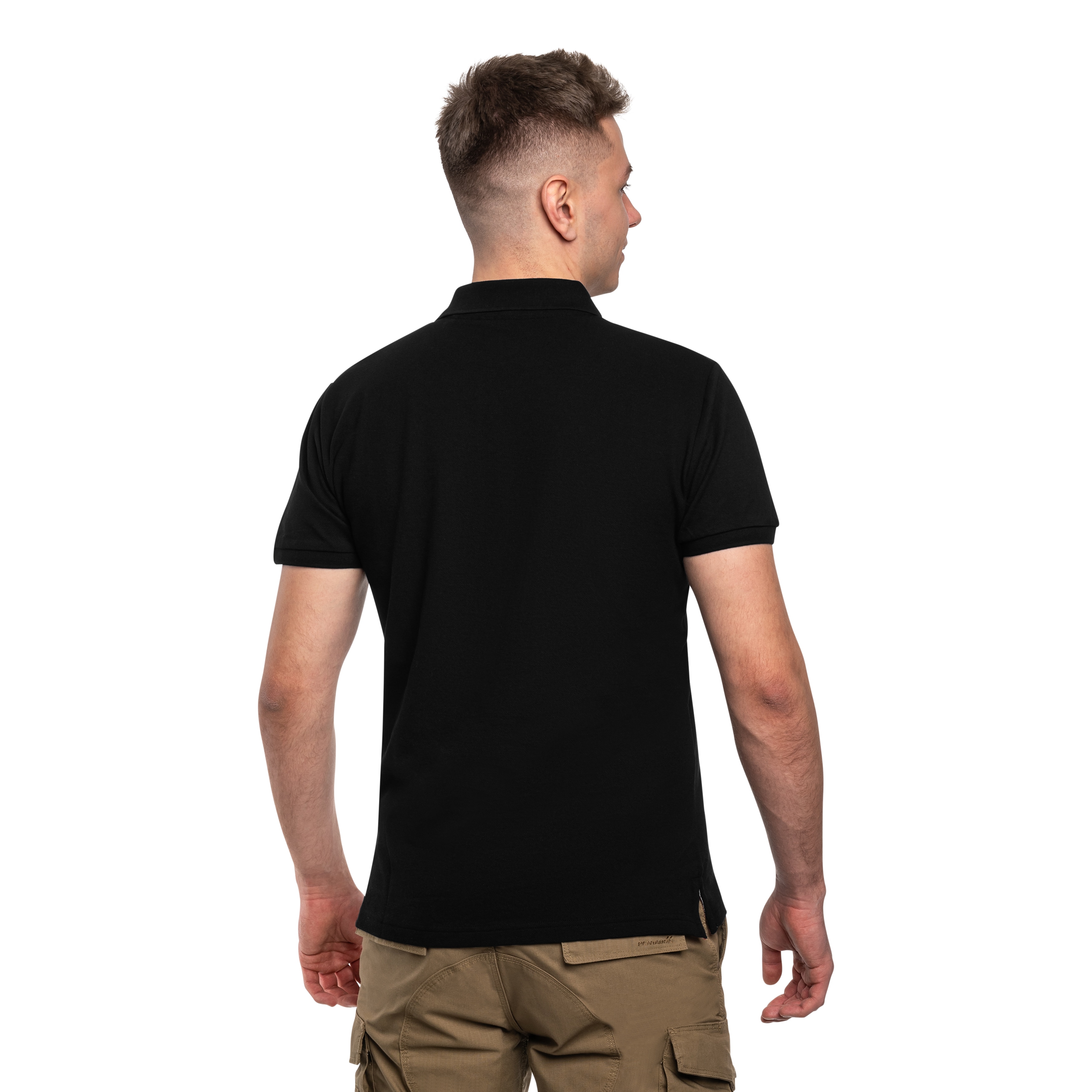 Alpha Industries Basic Small Logo Polo Shirt - Black