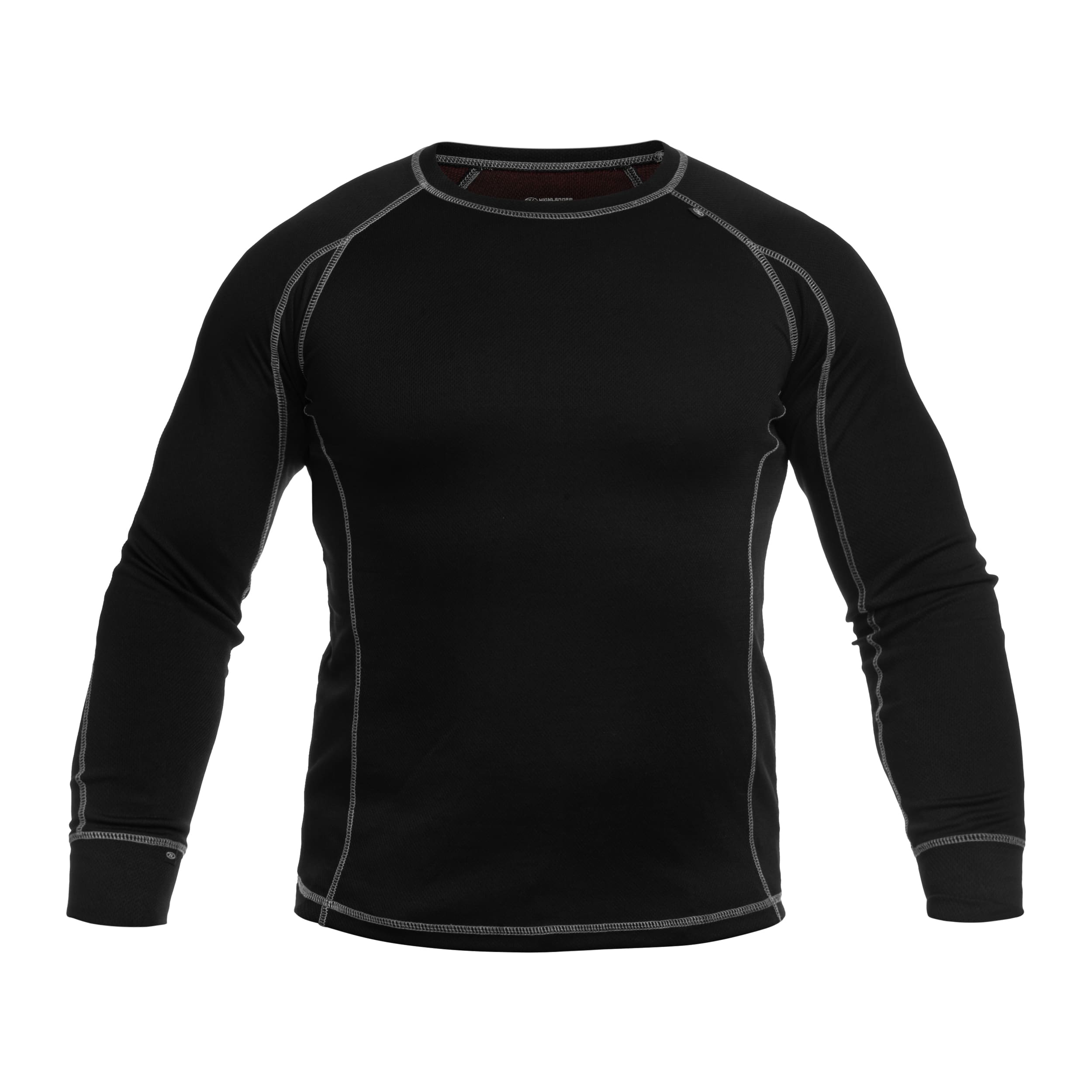 Highlander Outdoor Pro 120 Base Layer Long Sleeve Thermal Shirt - Black