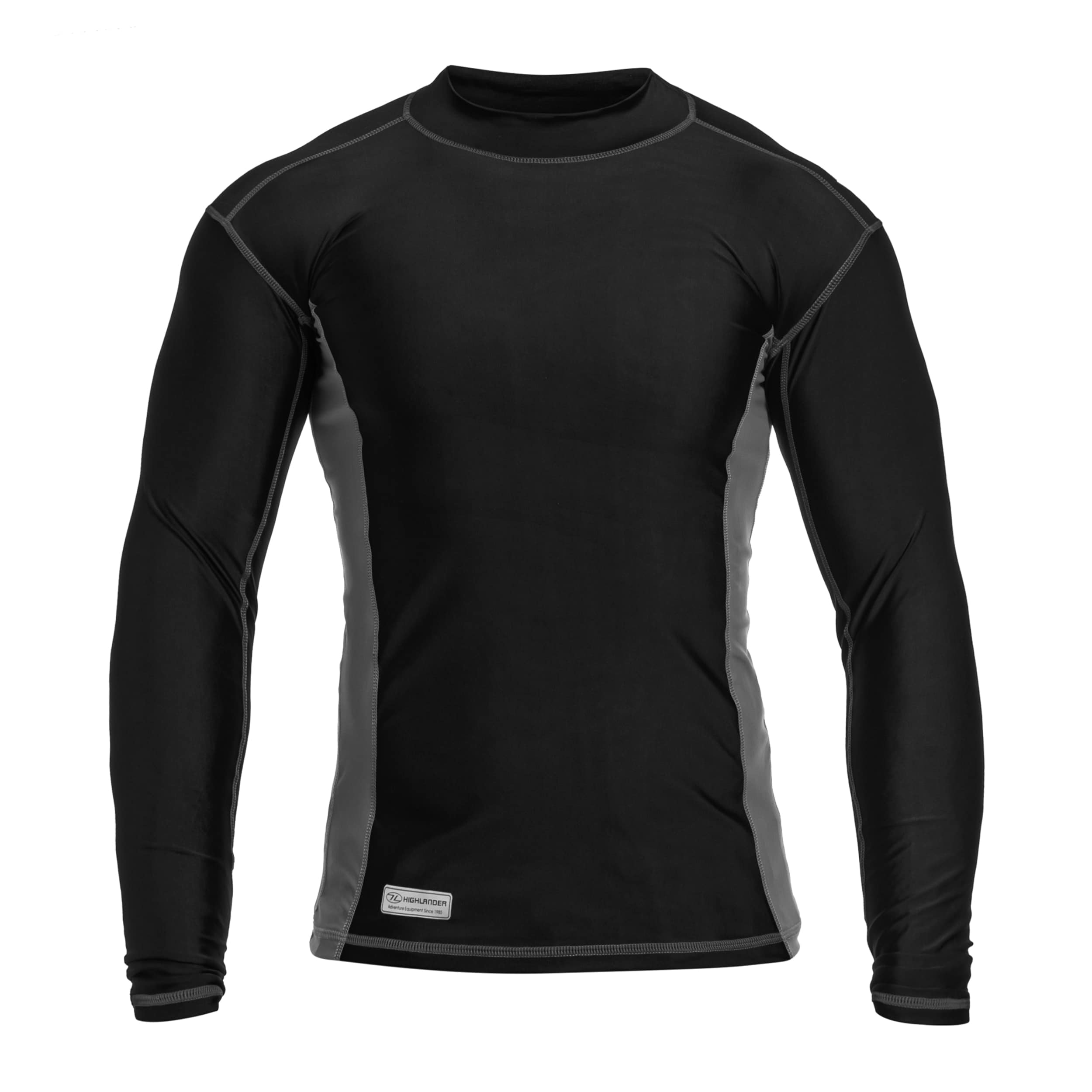 Highlander Forces Pro Comp Long Sleeve Thermoactive Shirt - Black/Grey
