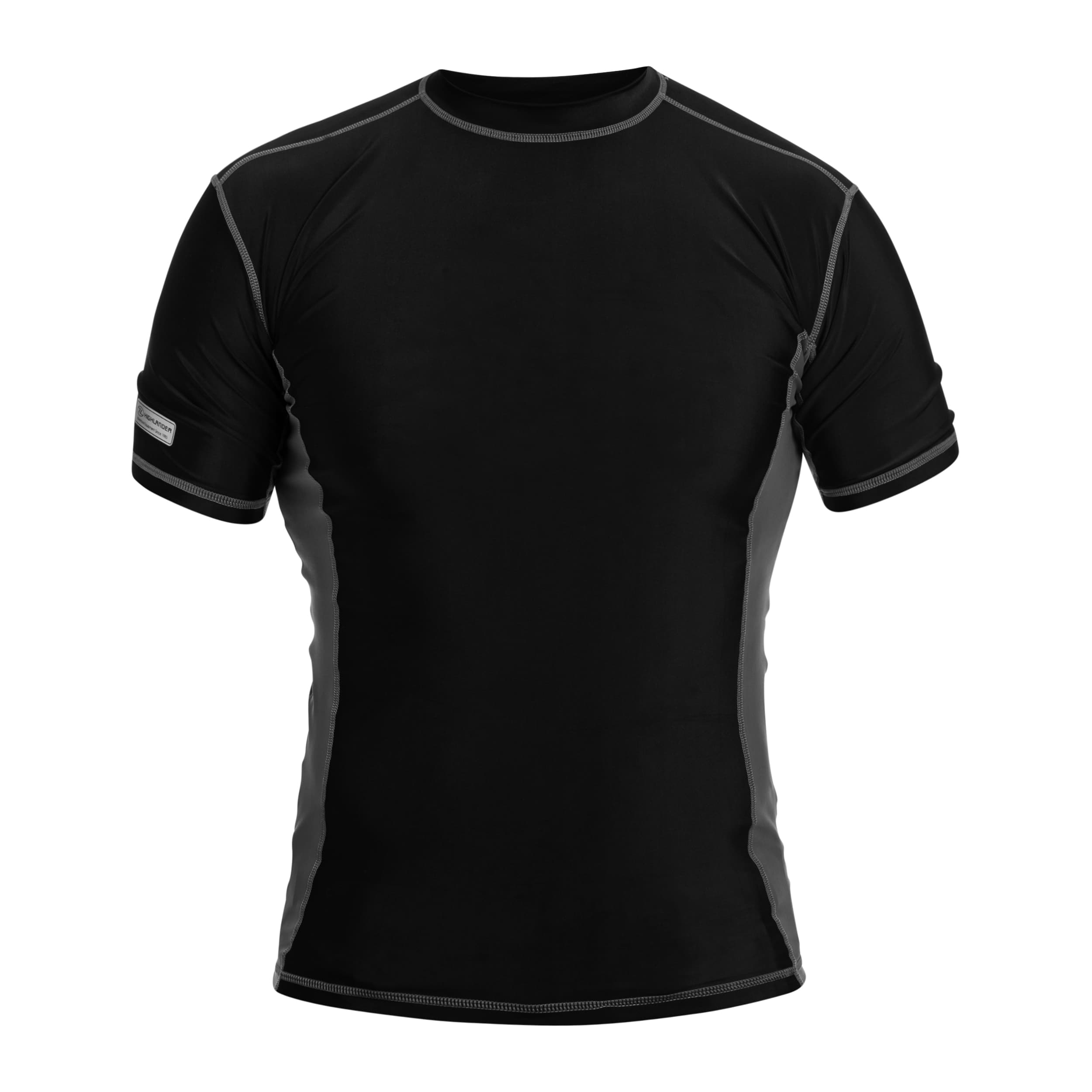 Highlander Forces Pro Comp Short Sleeve Thermoactive Shirt - Black/Grey