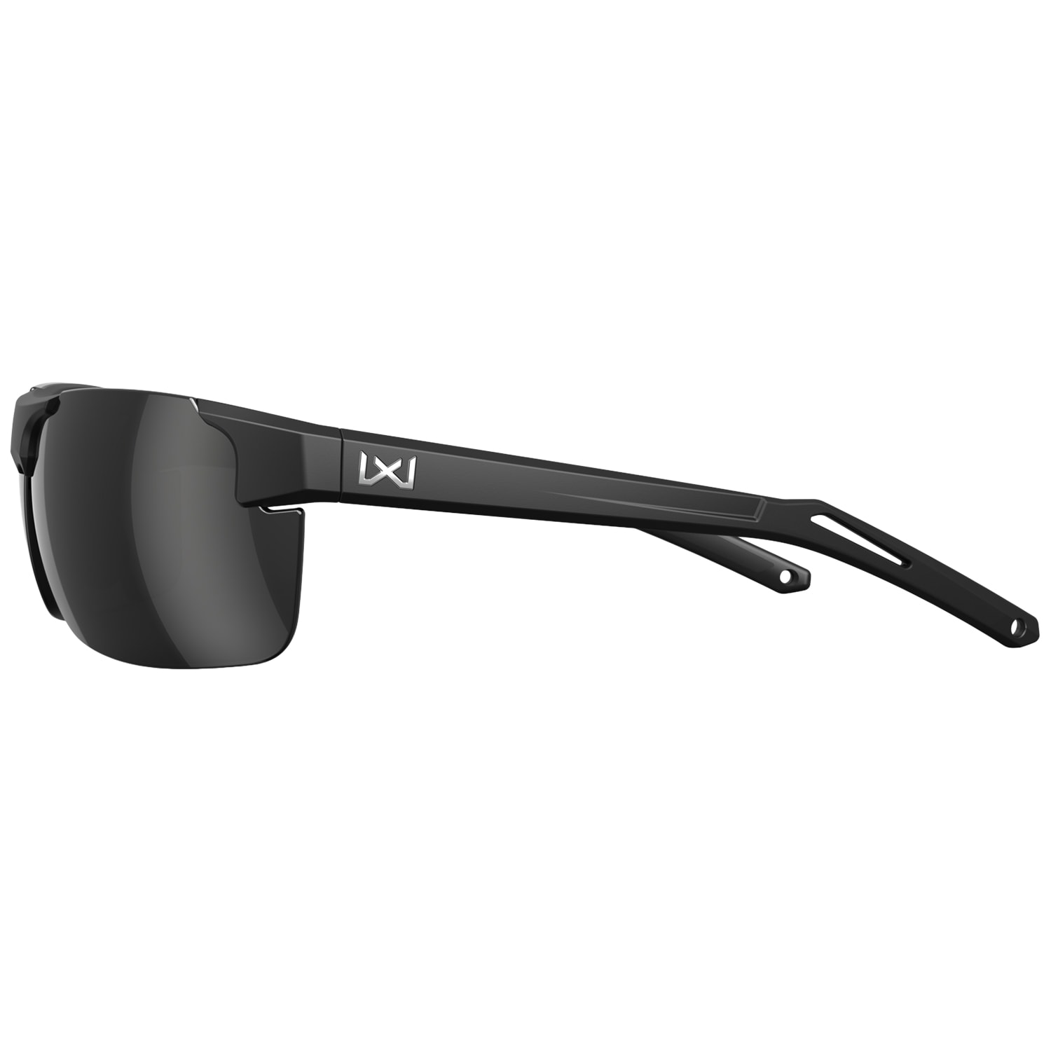 Wiley X Prime Tactical Glasses - Captivate Polarized Black Mirror/Matte Black