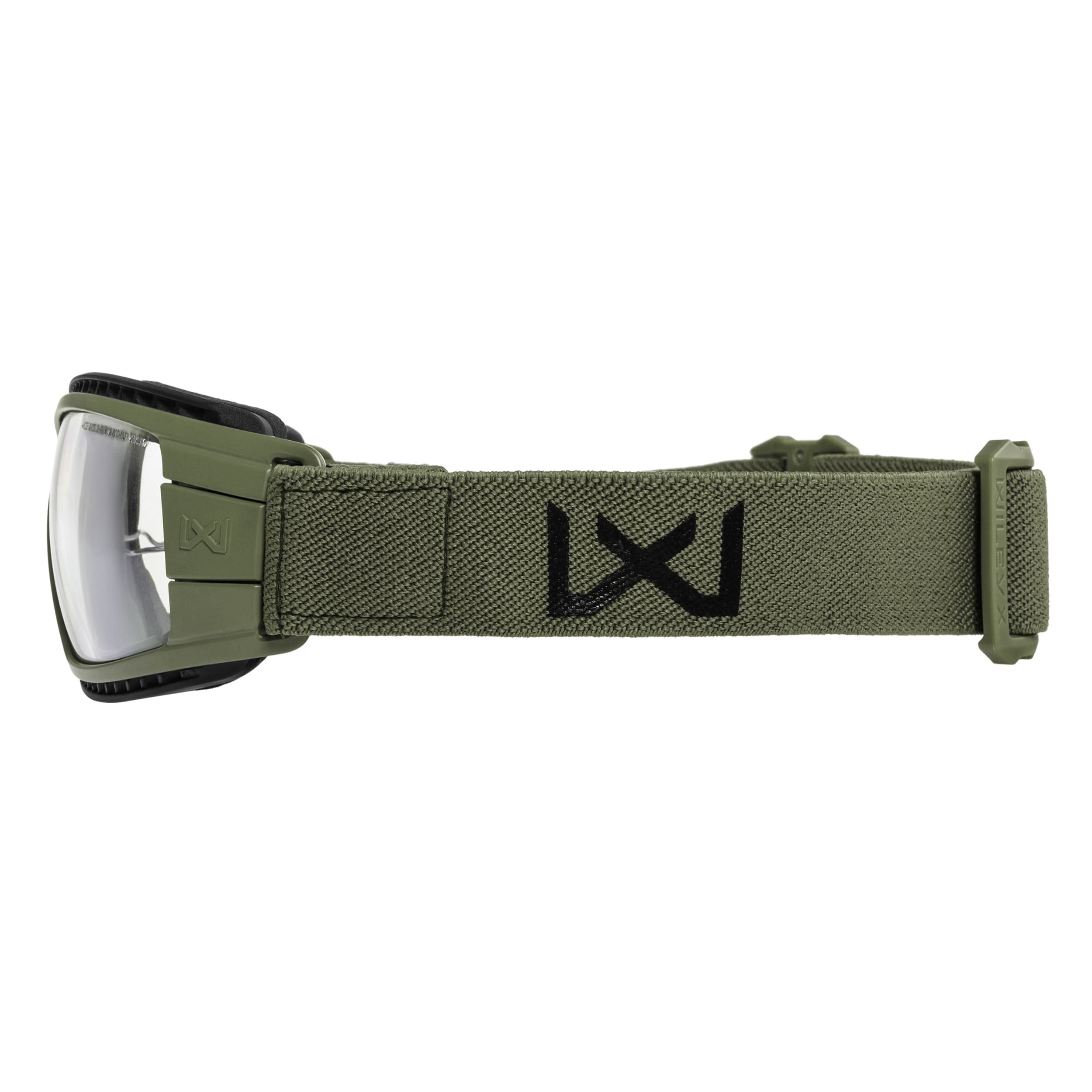 Wiley X Lynx Clear/Grey Tactical Goggles - Green