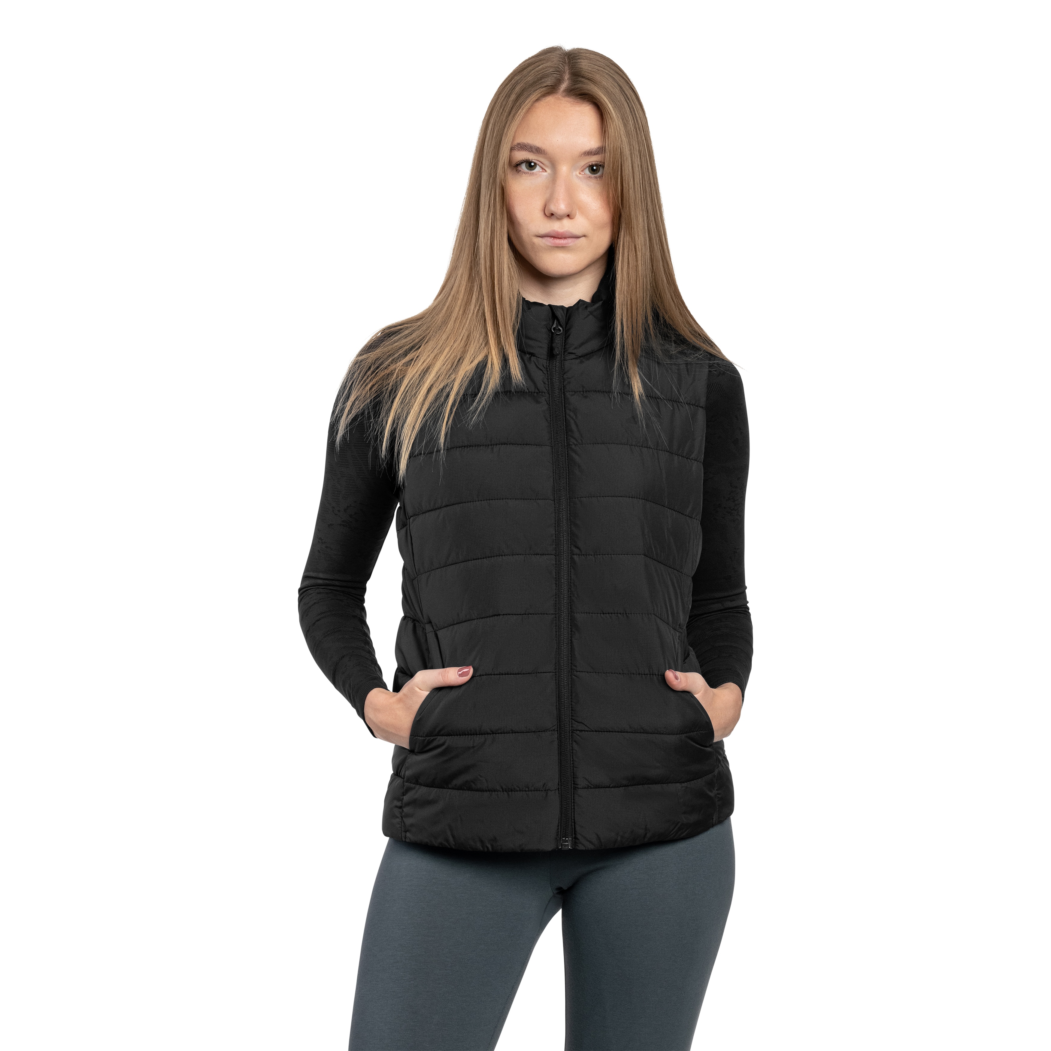 4F F181 Women's Sleeveless Jacket - Black