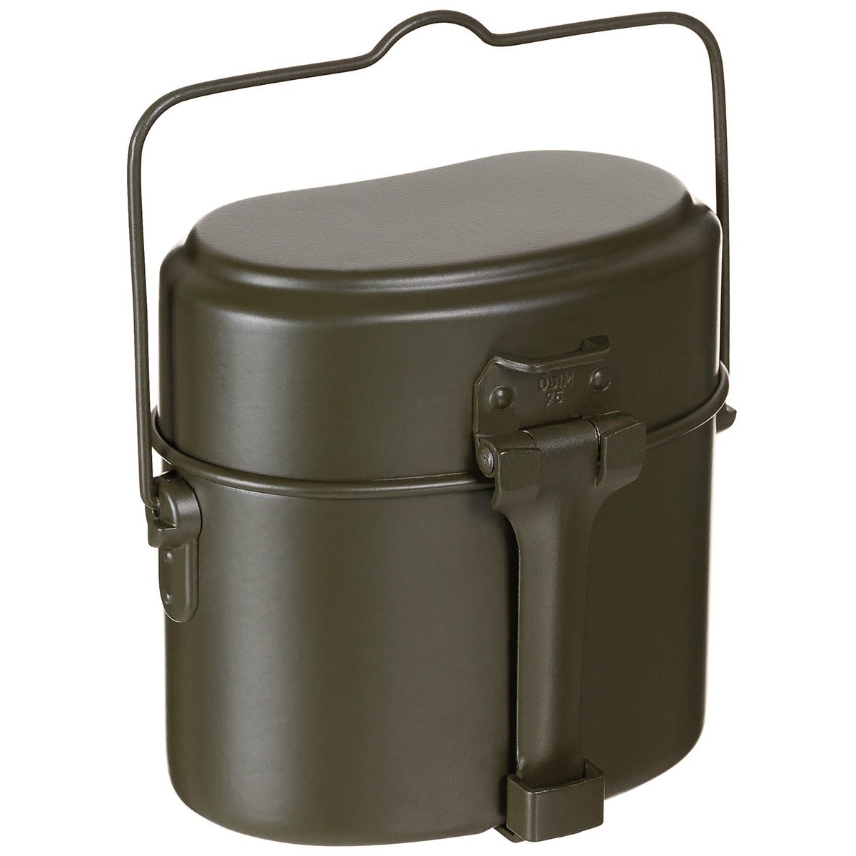 Military Surplus - 3 piece German Army BW type Aluminum Canteen Olive - like new condition