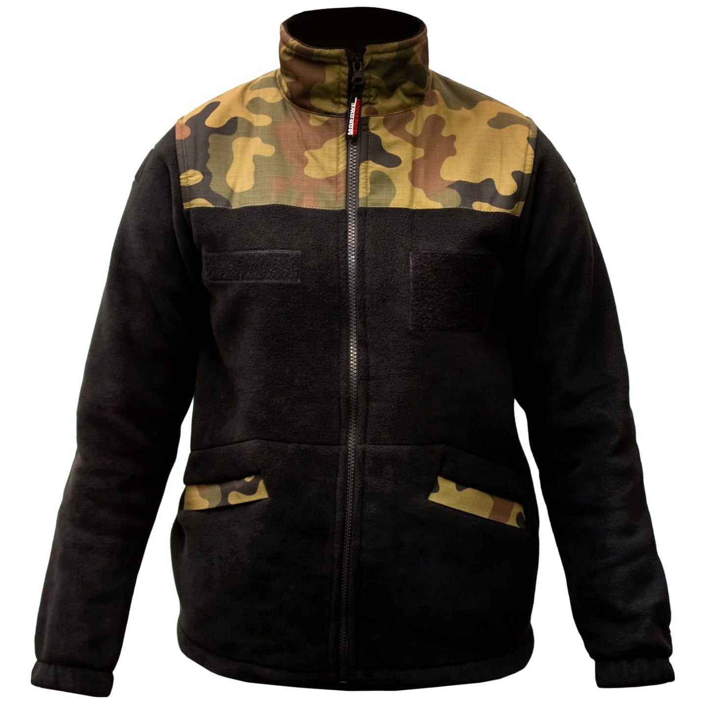 Maxtex Junior Children's Fleece - Black/wz.93 Pantera PL Woodland