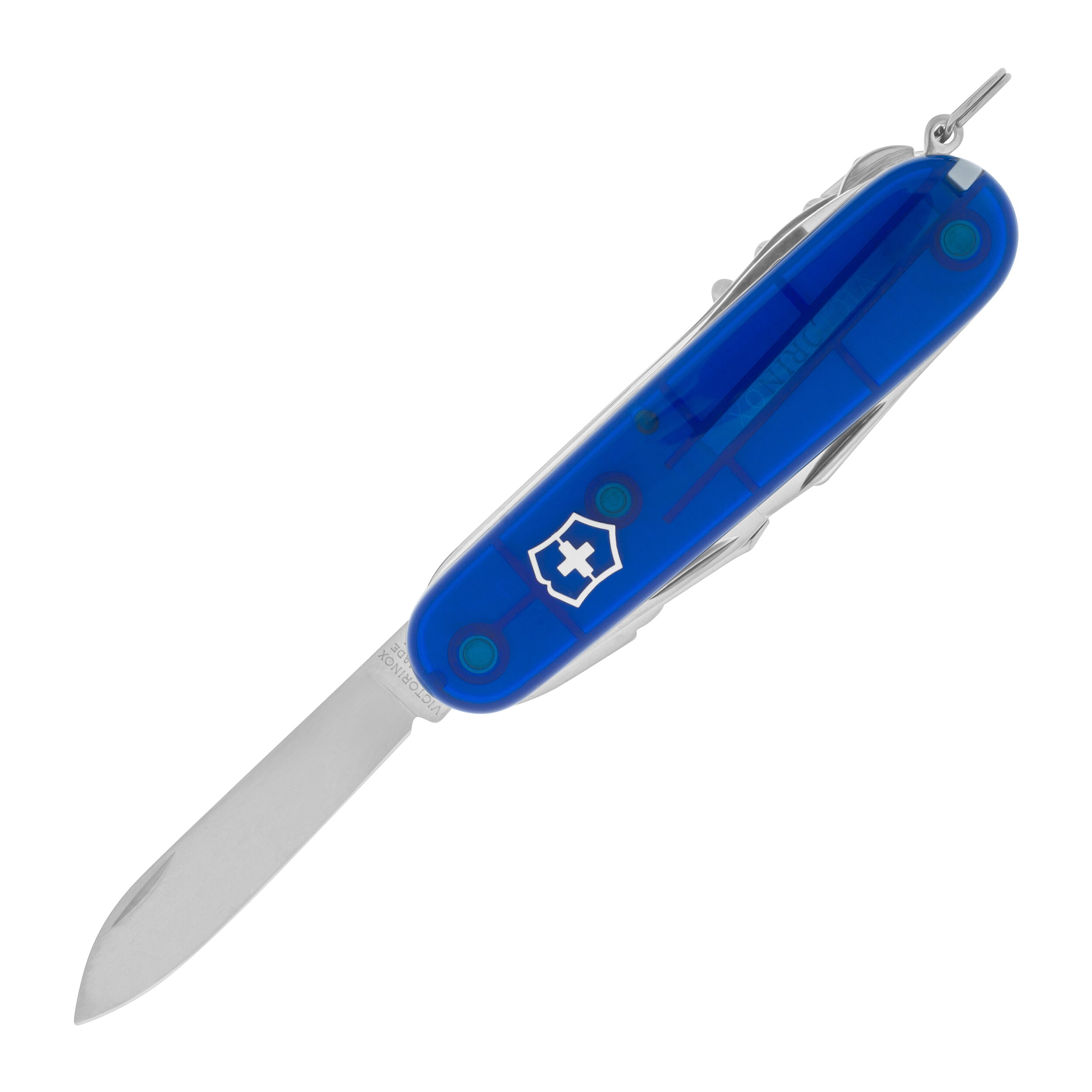 Victorinox Swiss Champ Pocket Knife - Transparent Blue