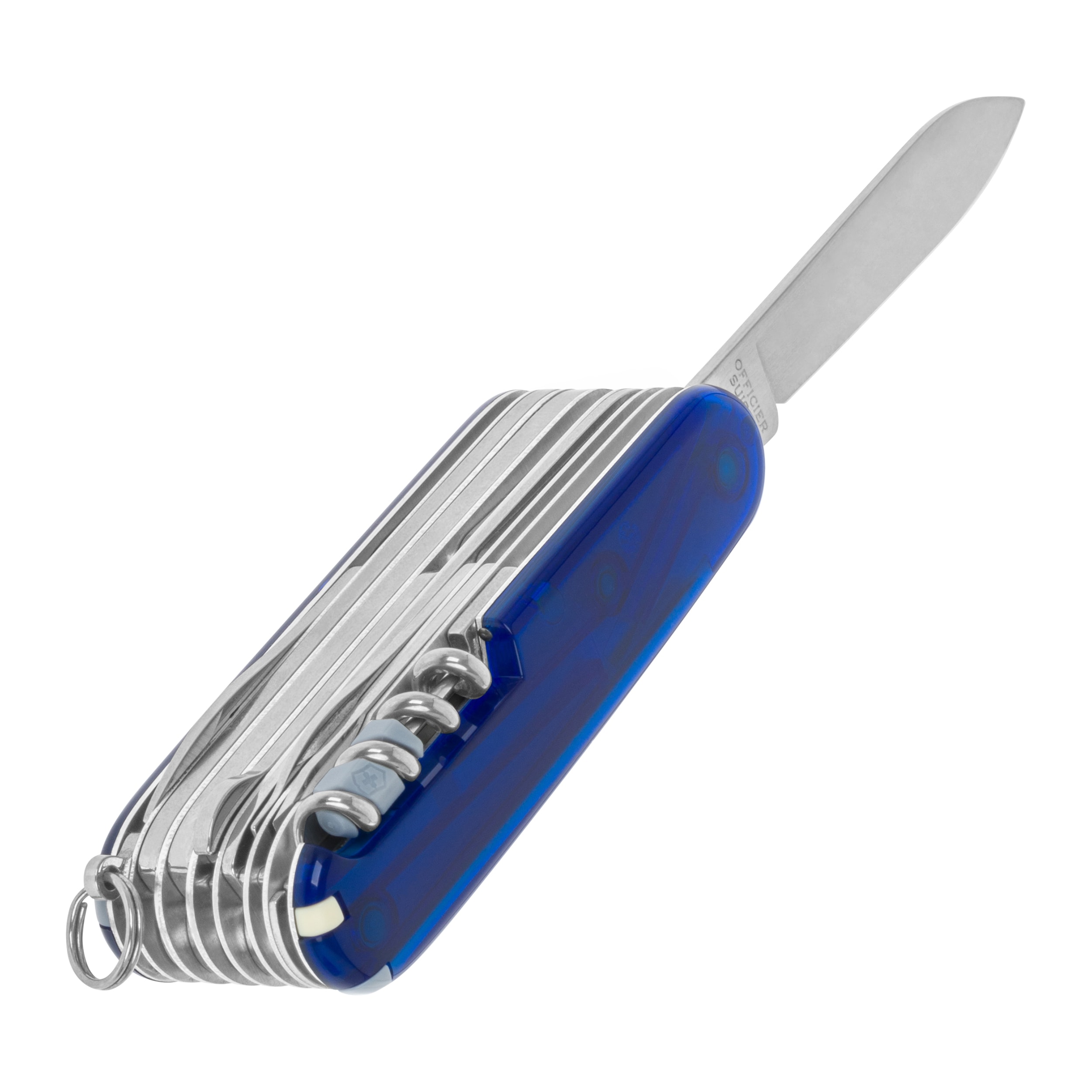 Victorinox Swiss Champ Pocket Knife - Transparent Blue