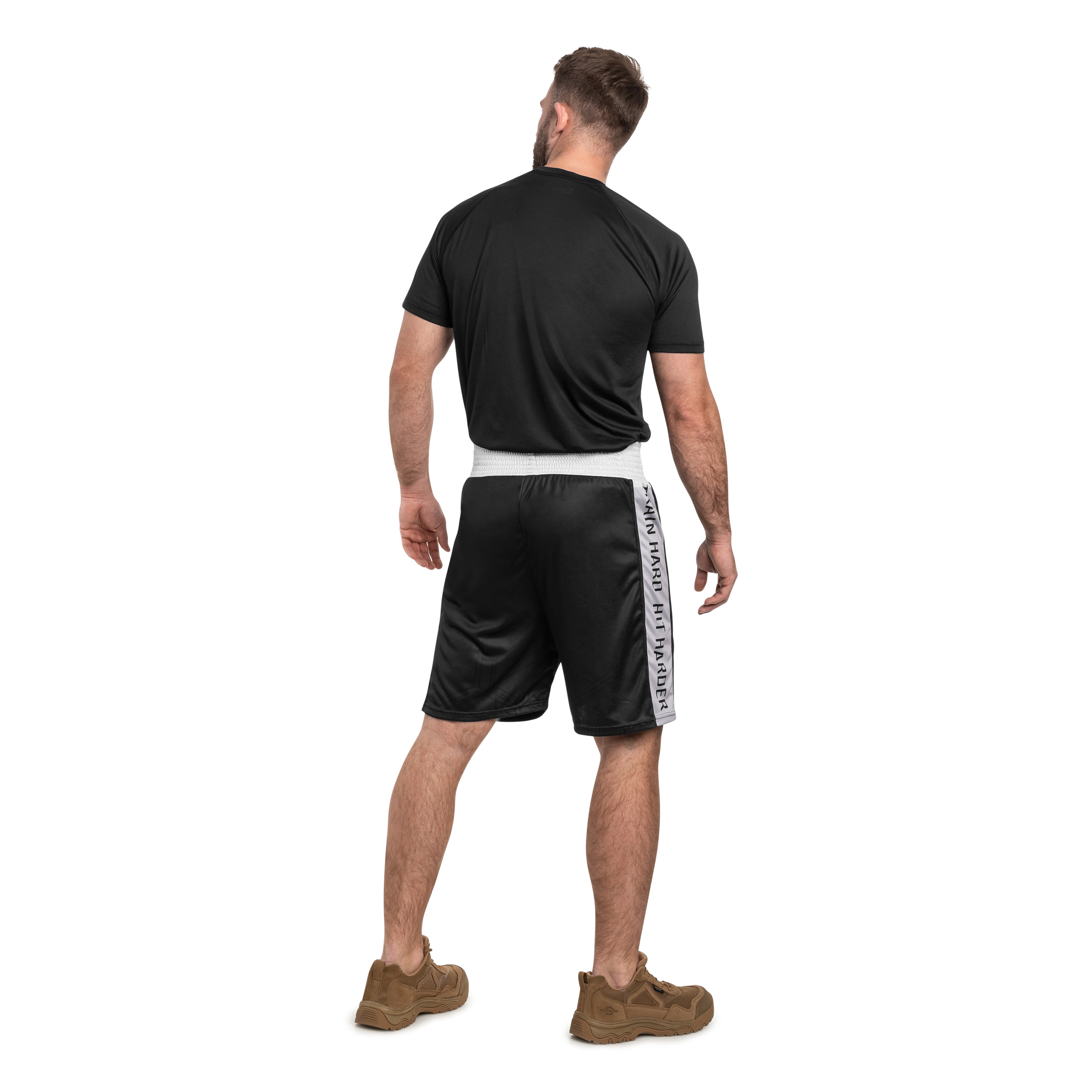 DBX Bushido Boxing Shorts - Black/SIlver