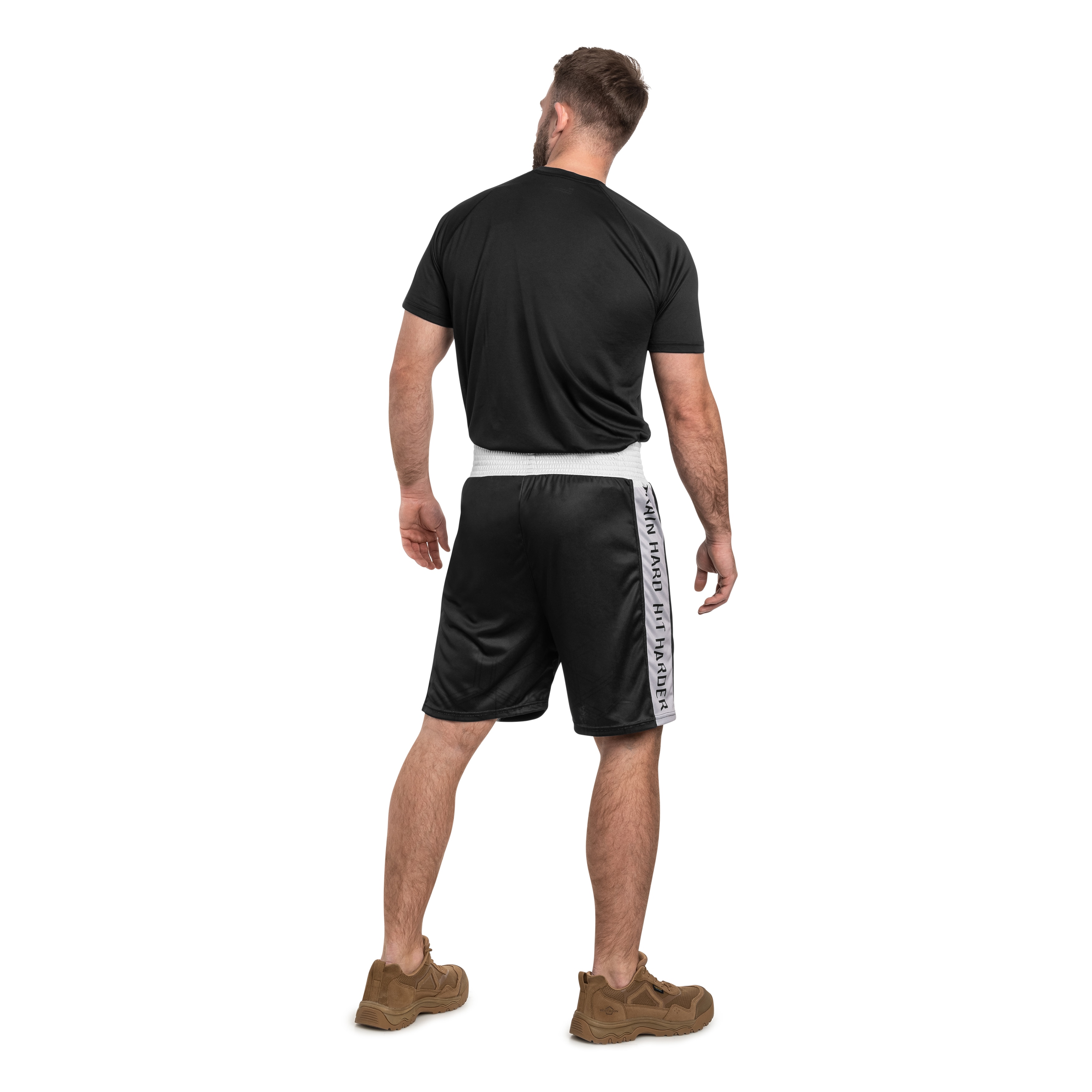 DBX Bushido Boxing Shorts - Black/SIlver