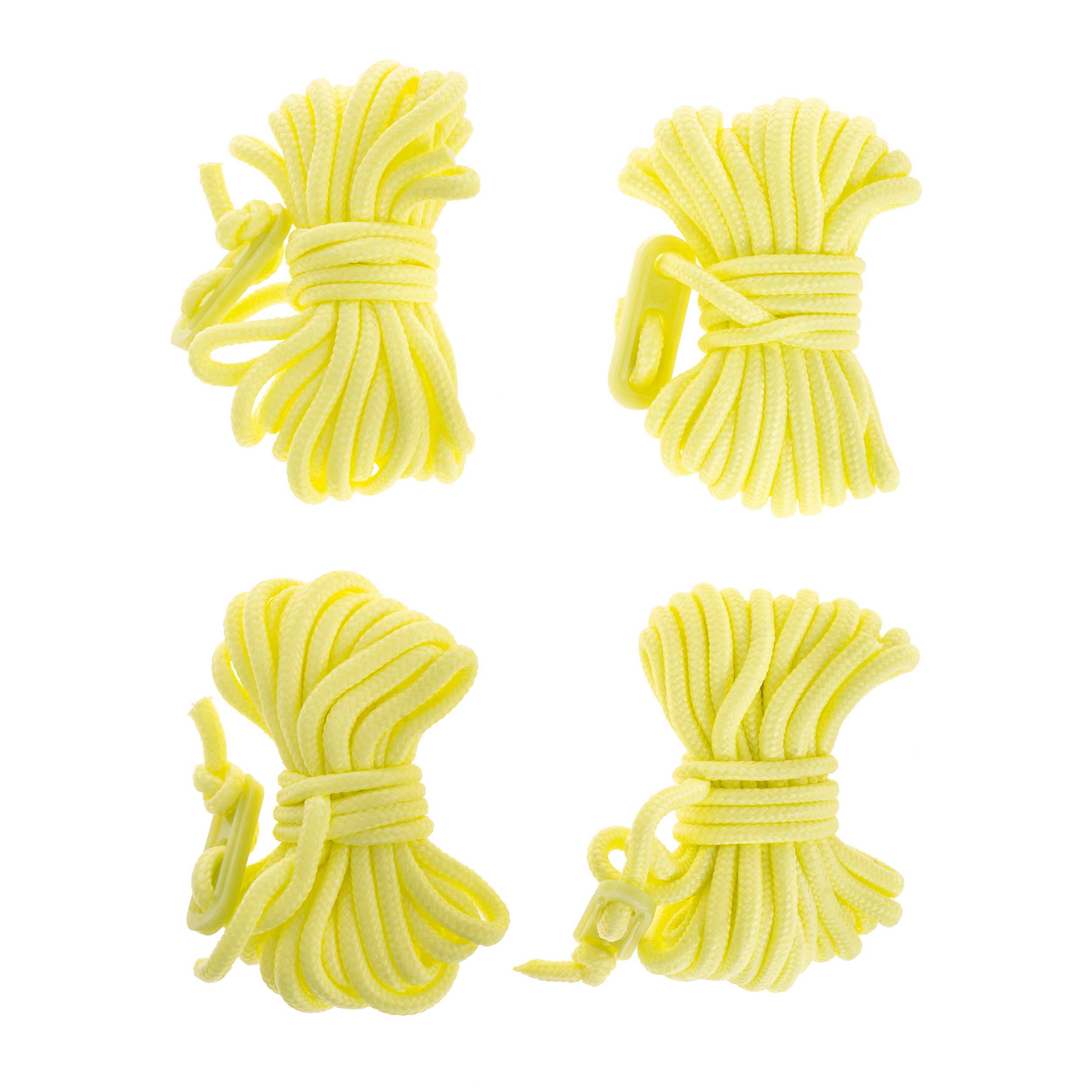 Highlander Outdoor Glow In Dark Fluorescent Tent Cords - 4 pcs.