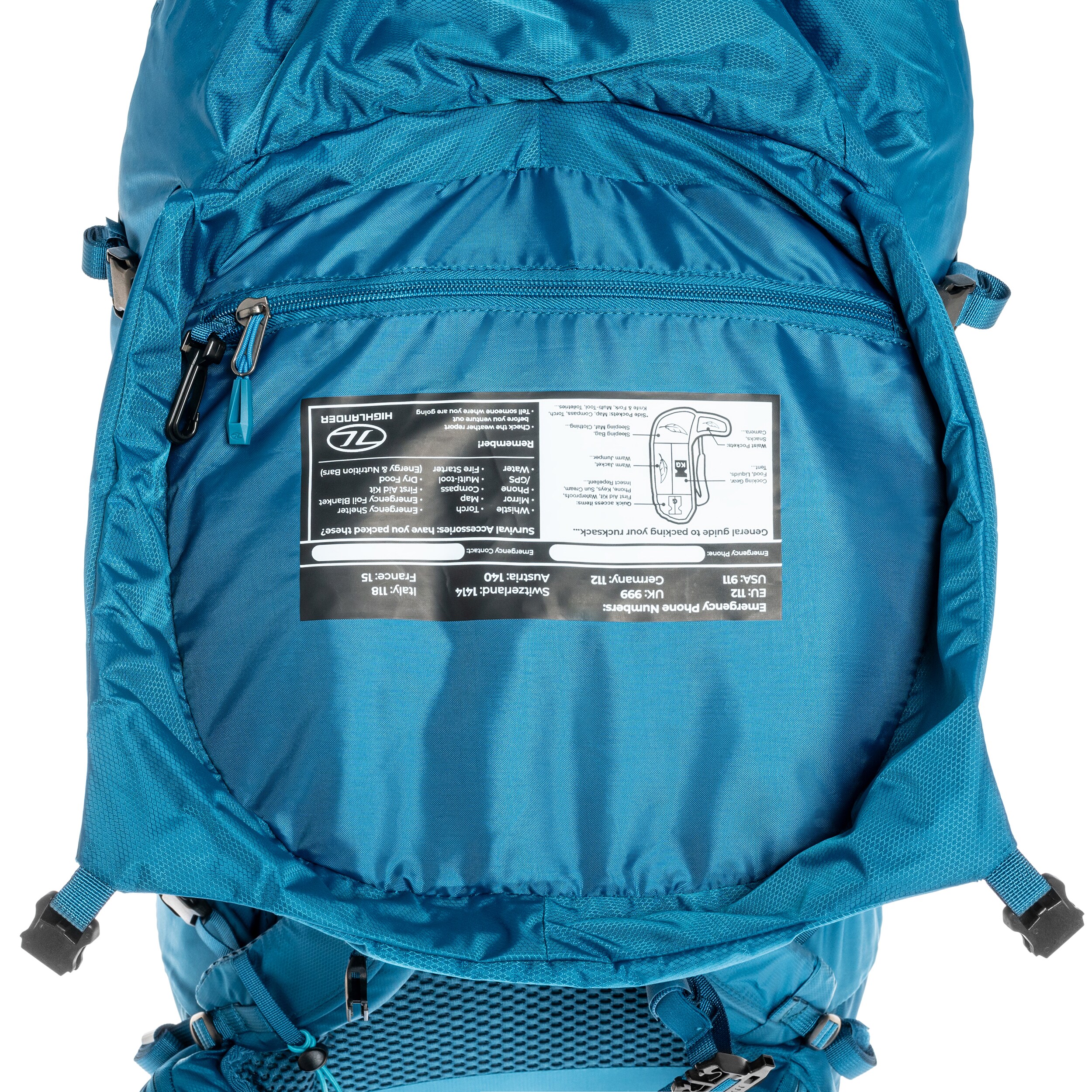 Highlander Outdoor Ben Nevis Women's Backpack 65 l - Petrol Blue