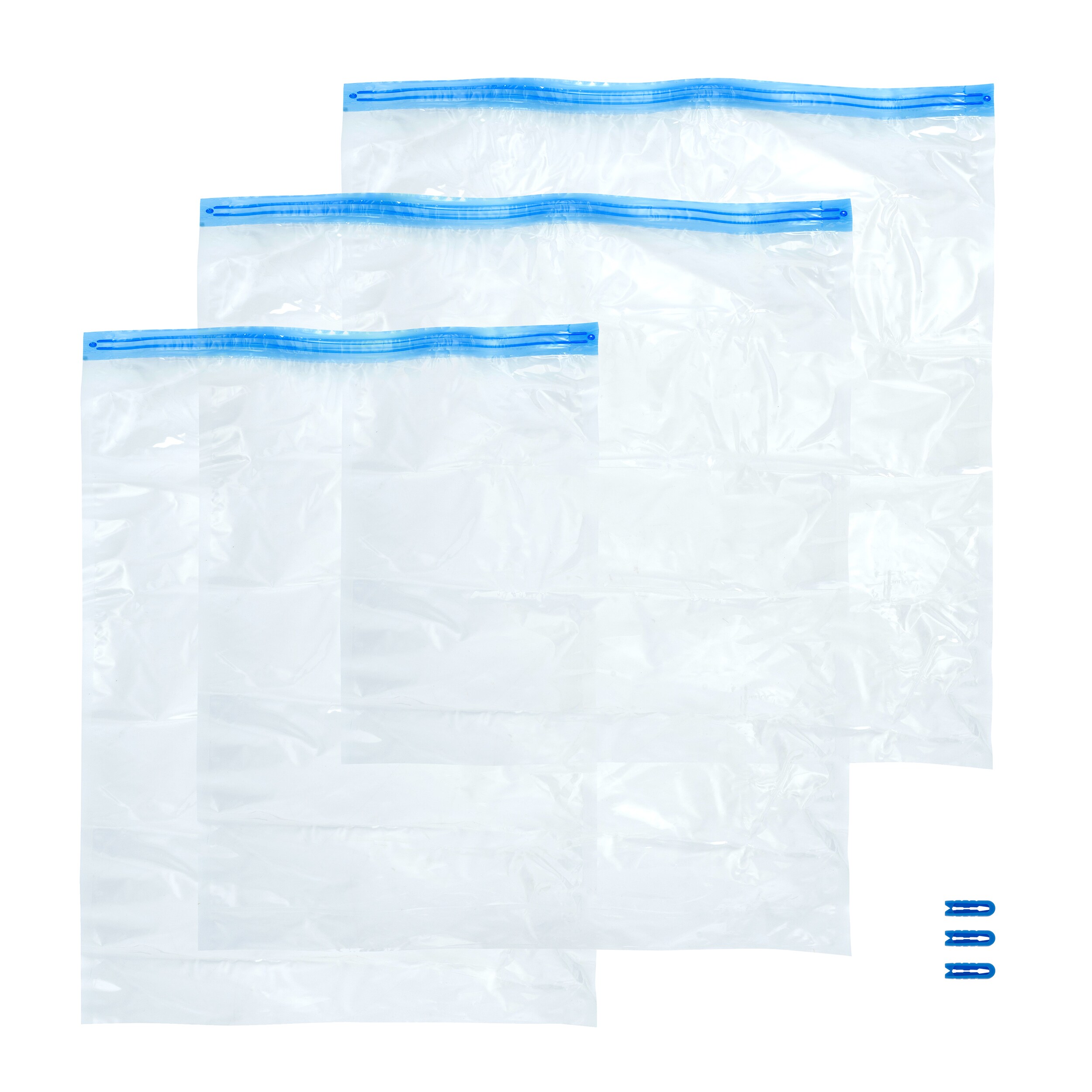 Highlander Outdoor Vacuum Space Saver Compression Bags, 3-pack