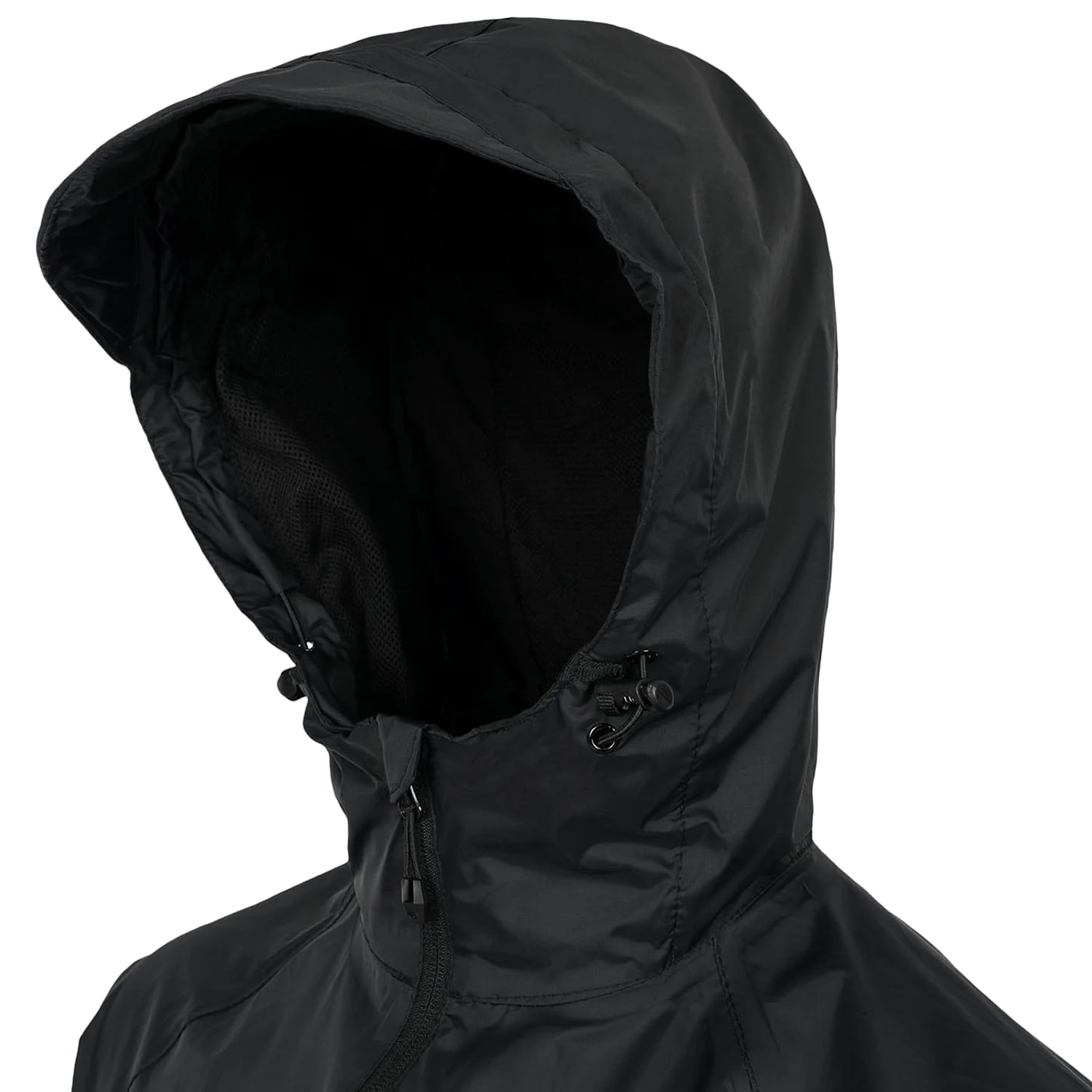 Highlander Outdoor Stow & Go Pack Away Jacket - Black