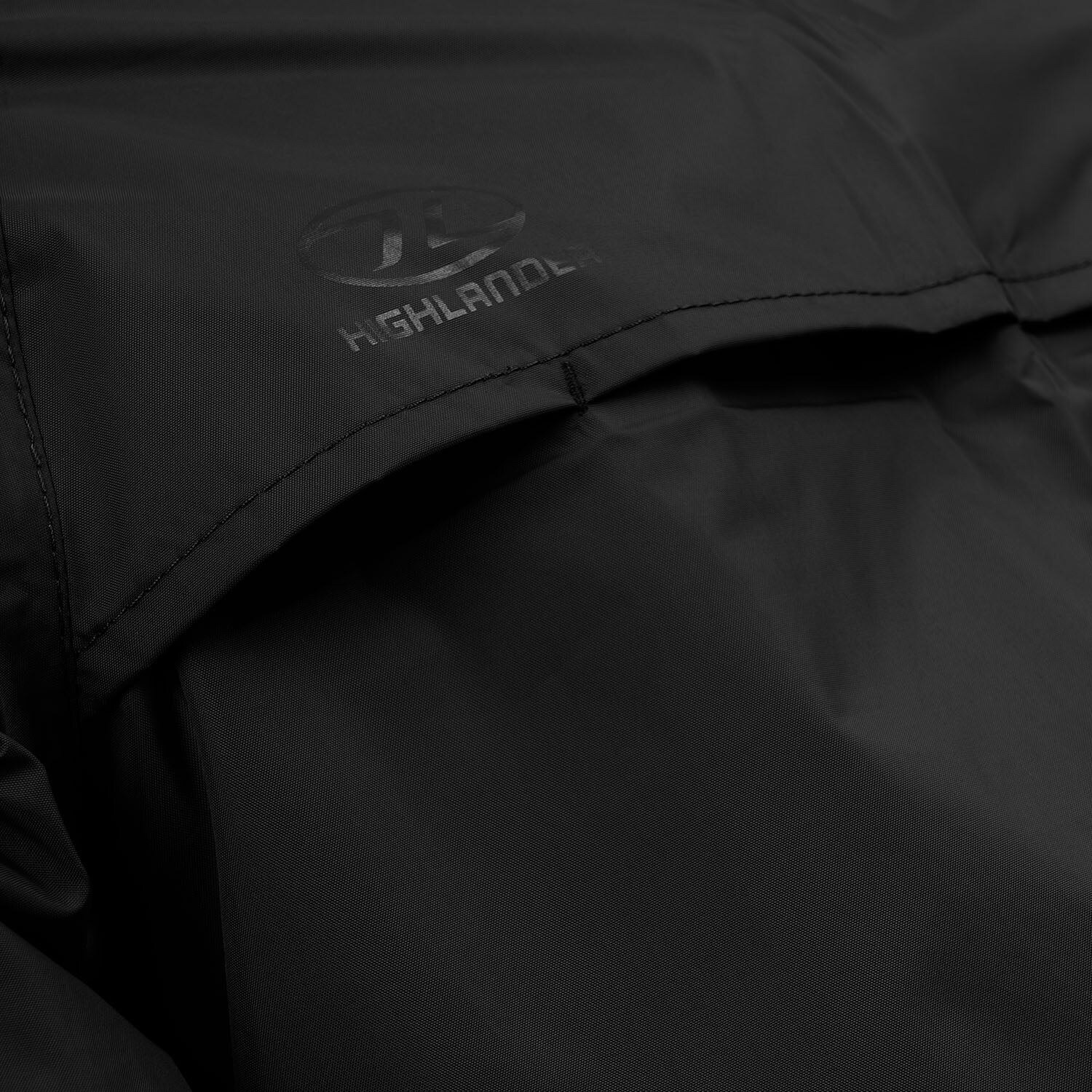 Highlander Outdoor Stow & Go Pack Away Jacket - Black