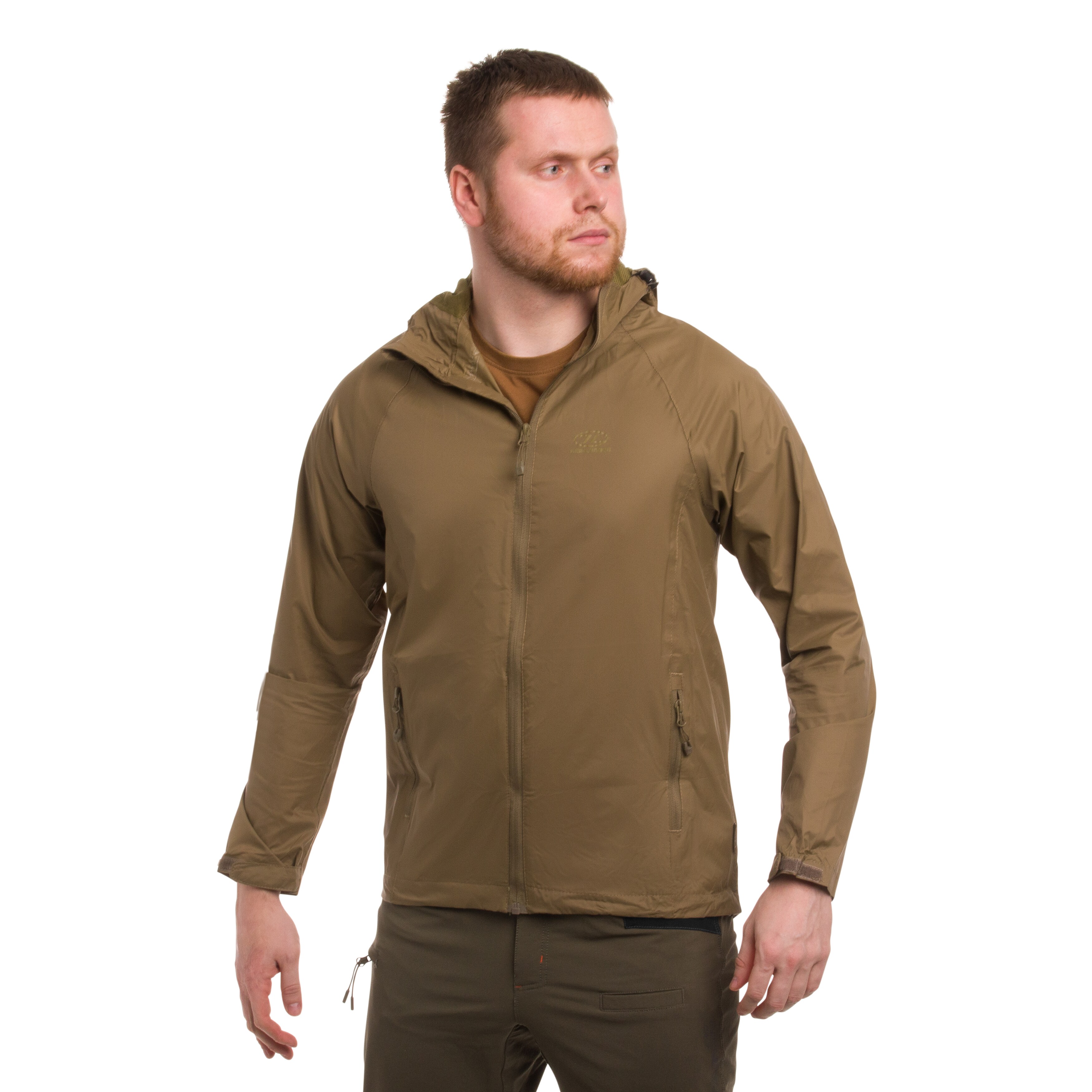 Highlander Outdoor Stow & Go Pack Away Jacket - Ranger Green