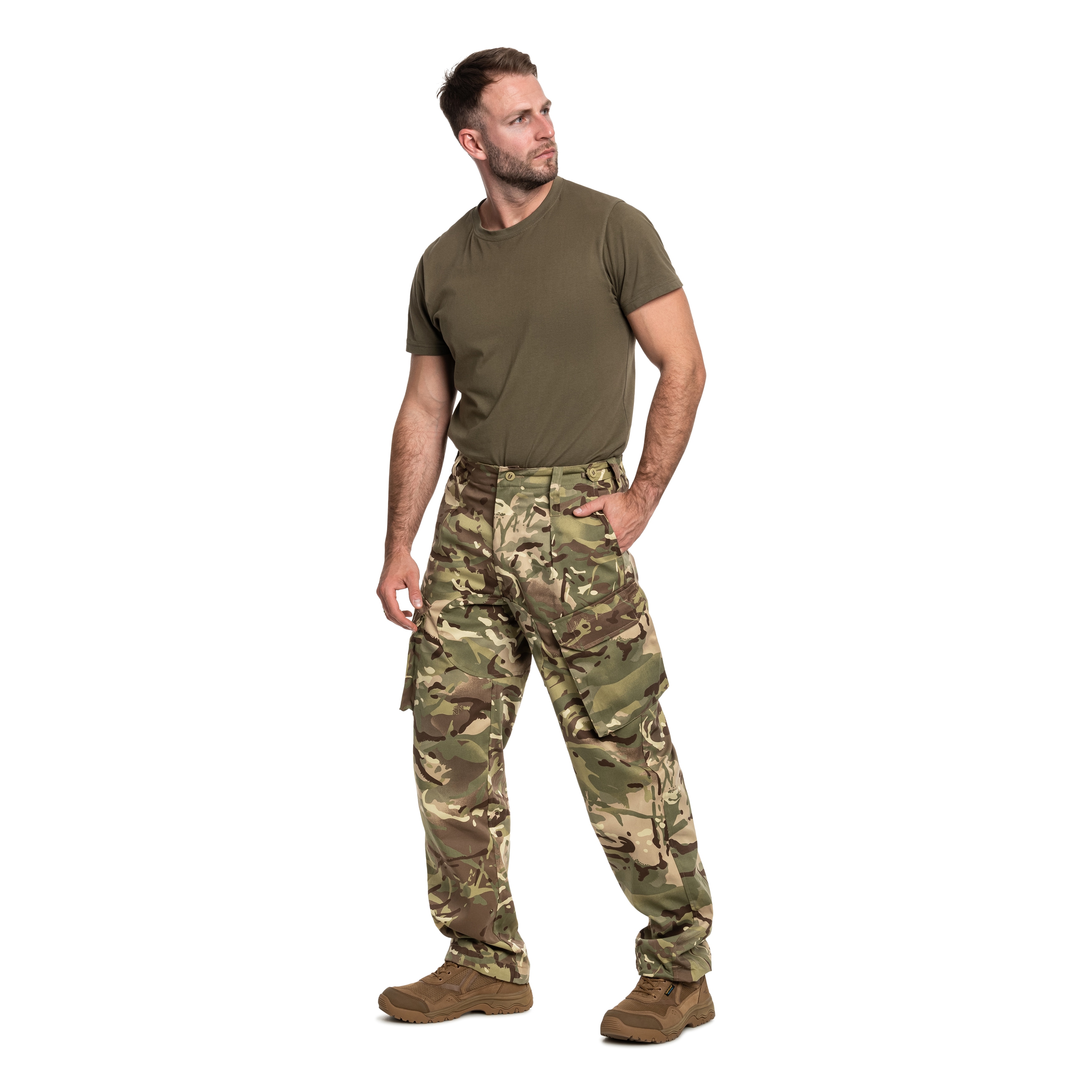 Highlander Forces Delta Trousers - Arid MC Camo