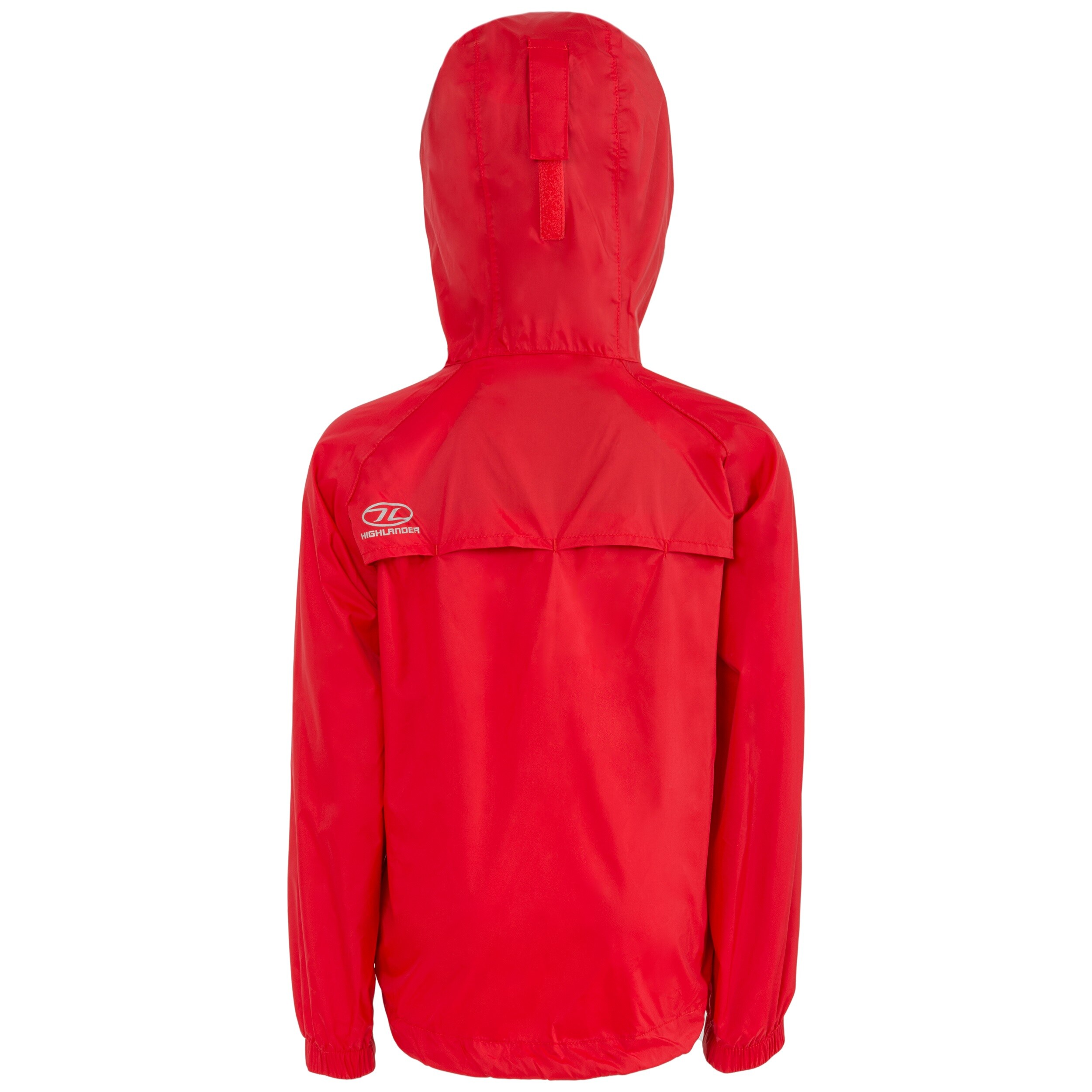 Highlander Outdoor Stow & Go Waterproof Children's Jacket - Red