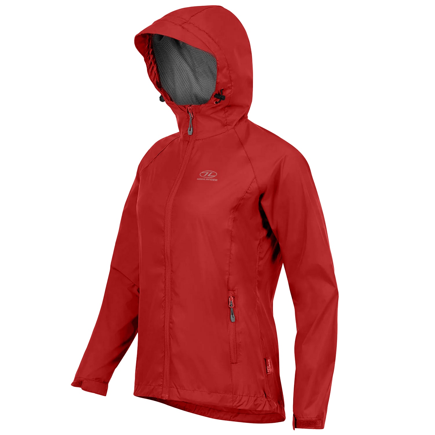 Highlander Outdoor Stow & Go Pack Away Women's Jacket - Red