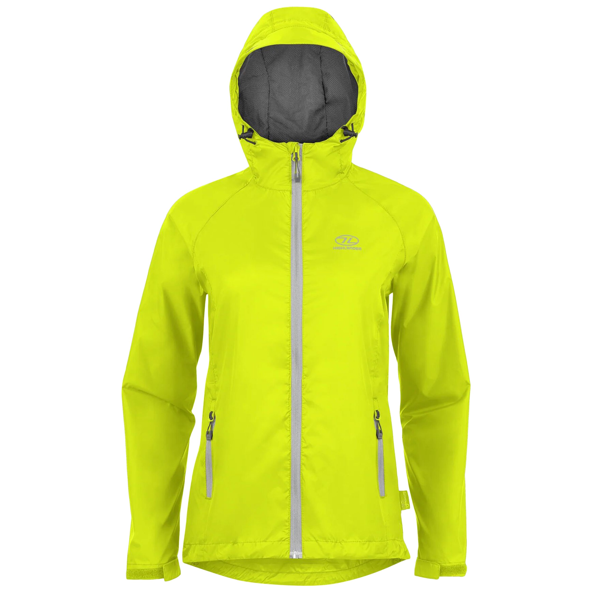 Highlander Outdoor Stow & Go Pack Away Women's Jacket - Yellow