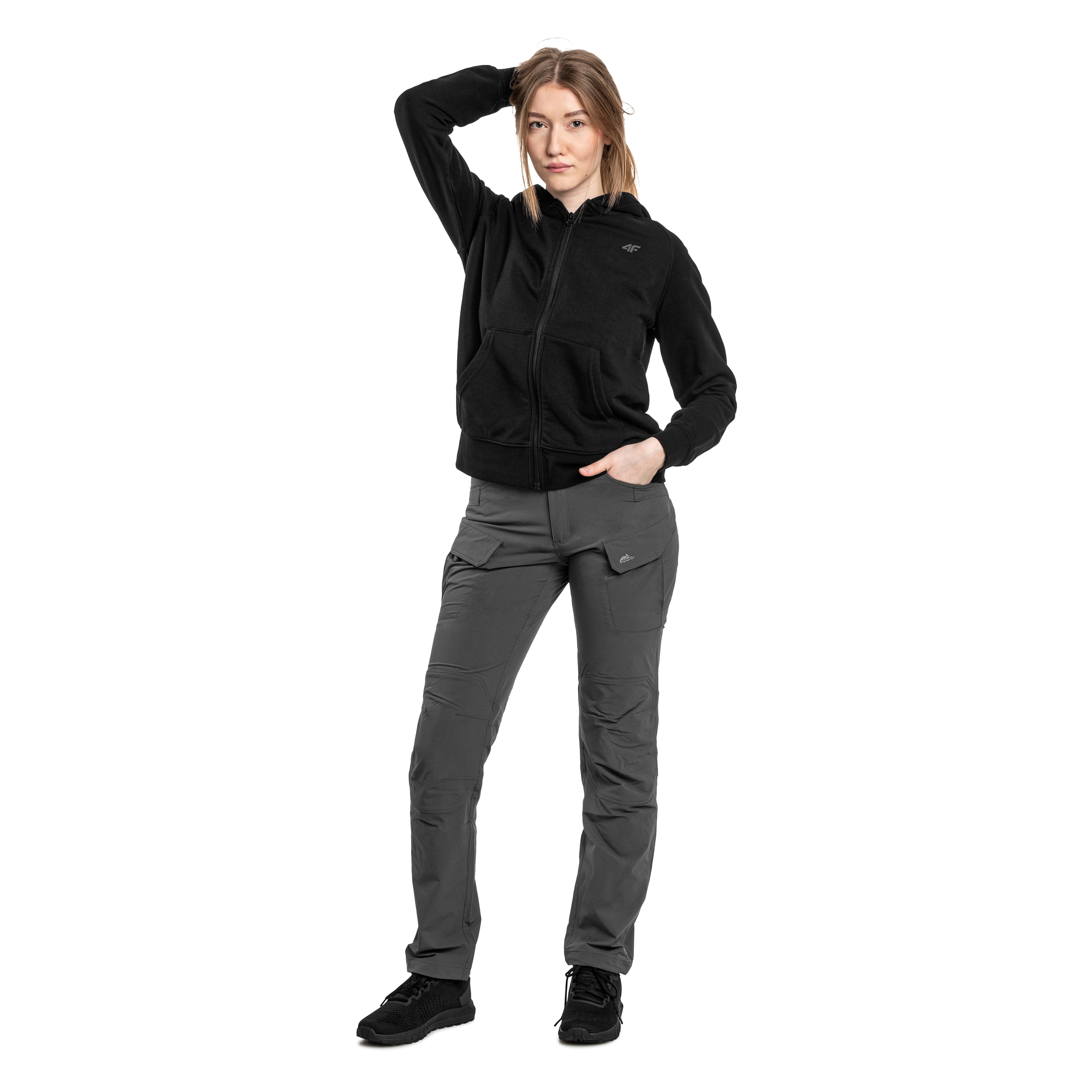 4F F1763 Women's Sweatshirt - Black